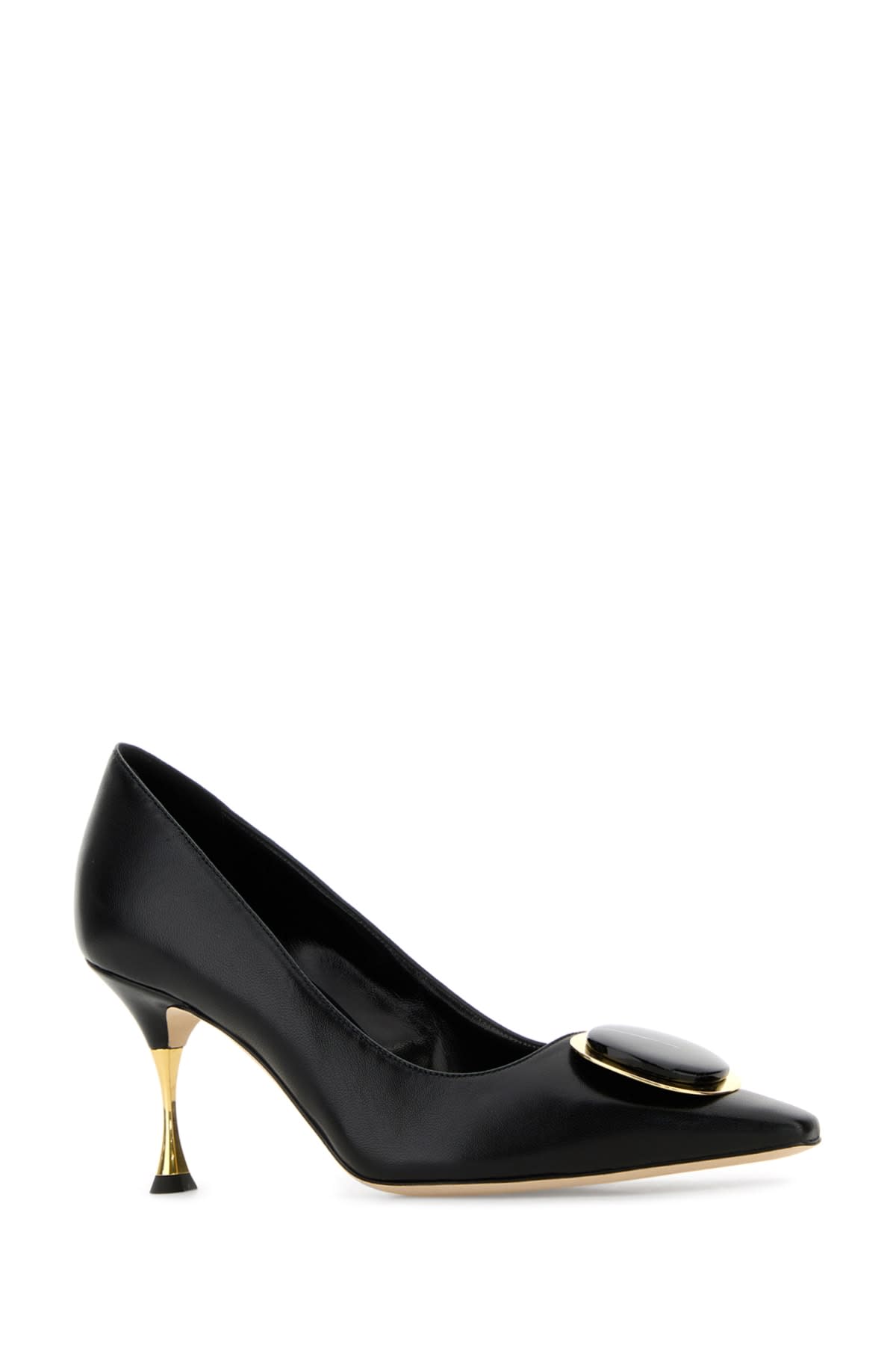 Manolo Blahnik Chiaran Mone Sc Alomet 070 In Black