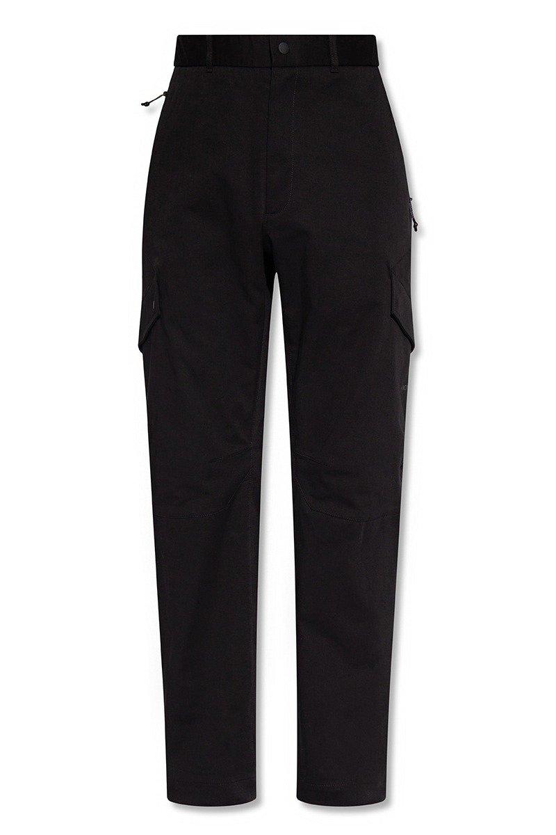 Moncler Straight Leg Cargo Trousers In Black