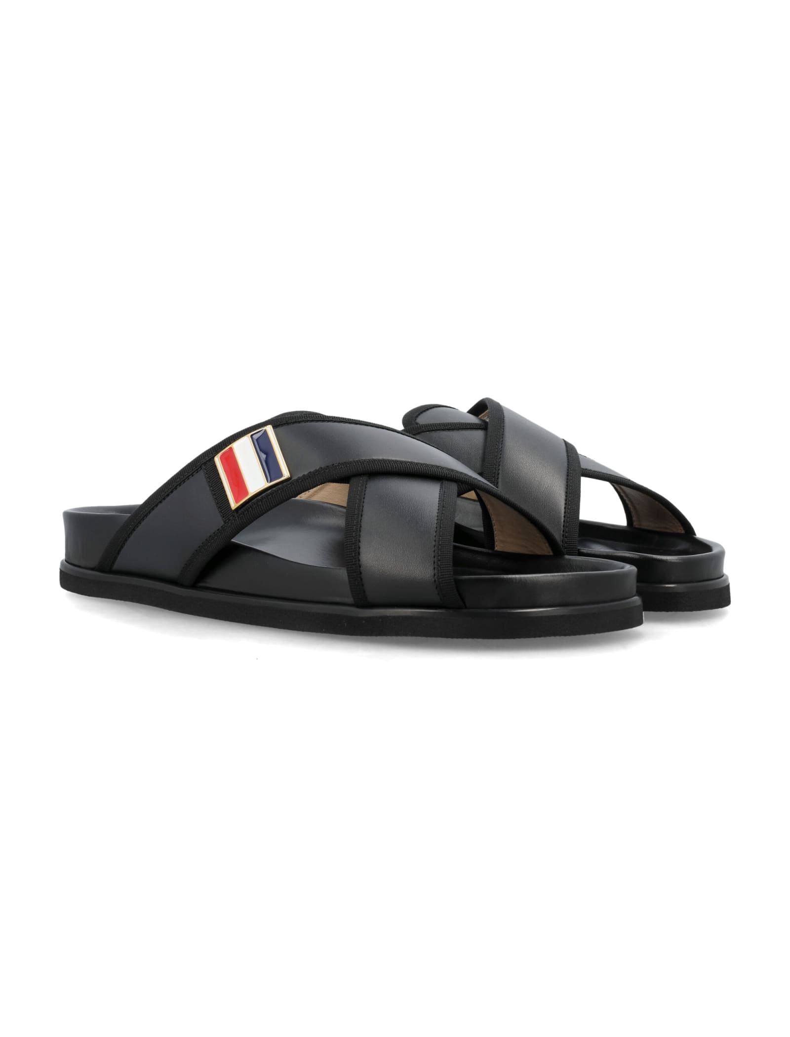 THOM BROWNE CRISS CROSS LOAFER SANDAL