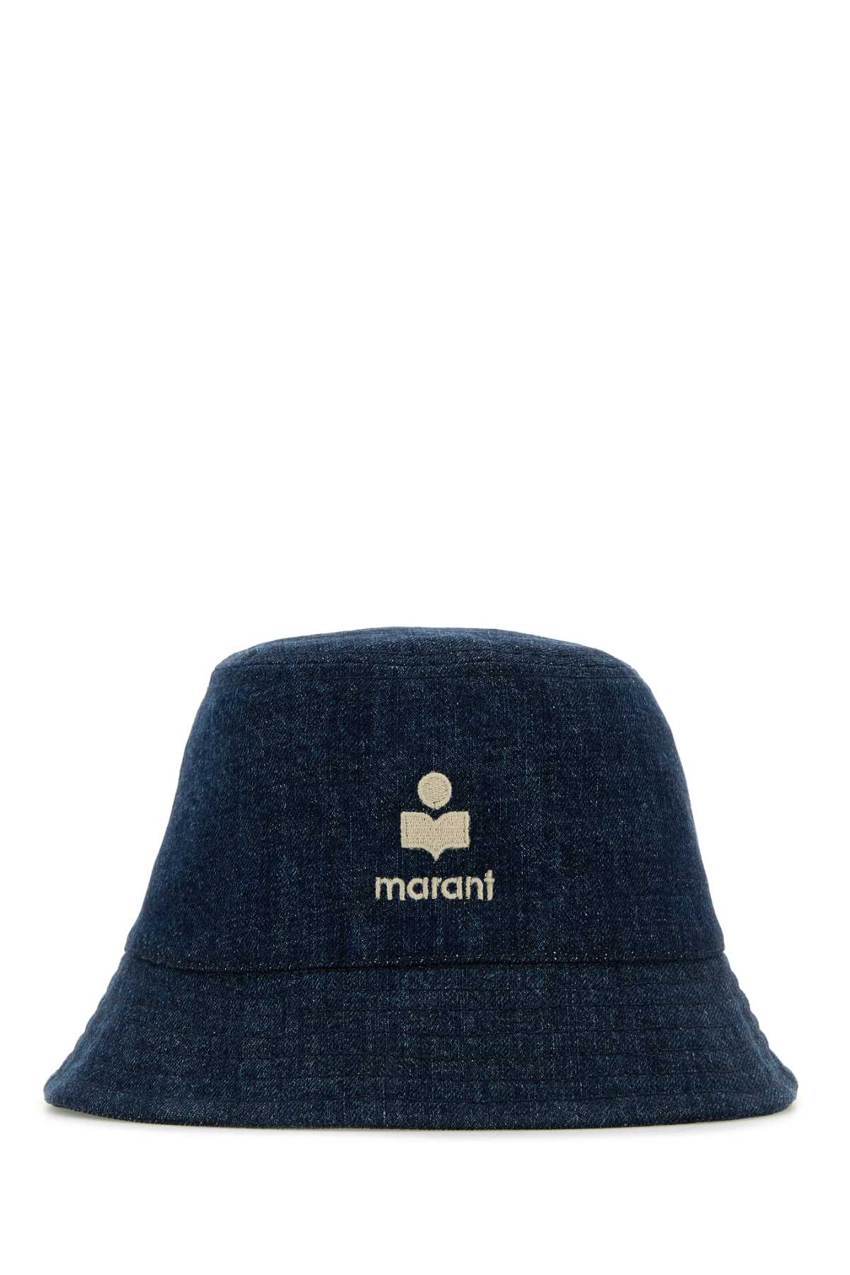 Isabel Marant Women Denim Haley Bucket Hat In Blue