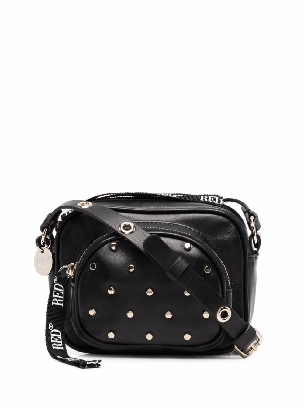 RED Valentino Crossbody Bag In Black Leather With Studs