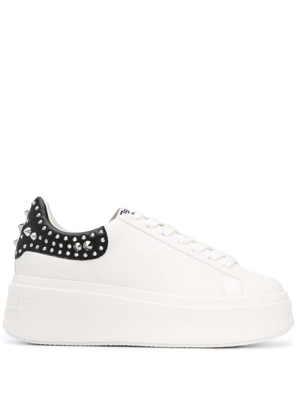 Ash Moby Leather Sneakers With Studs
