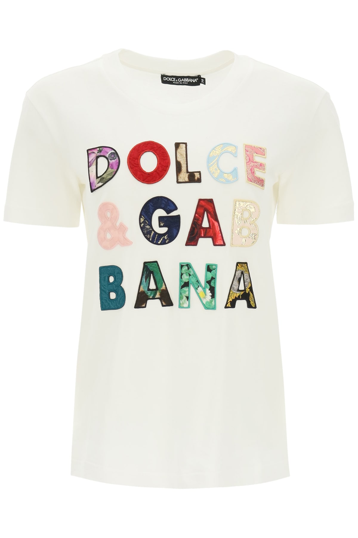 Dolce & Gabbana Patchwork Embroidery T-shirt