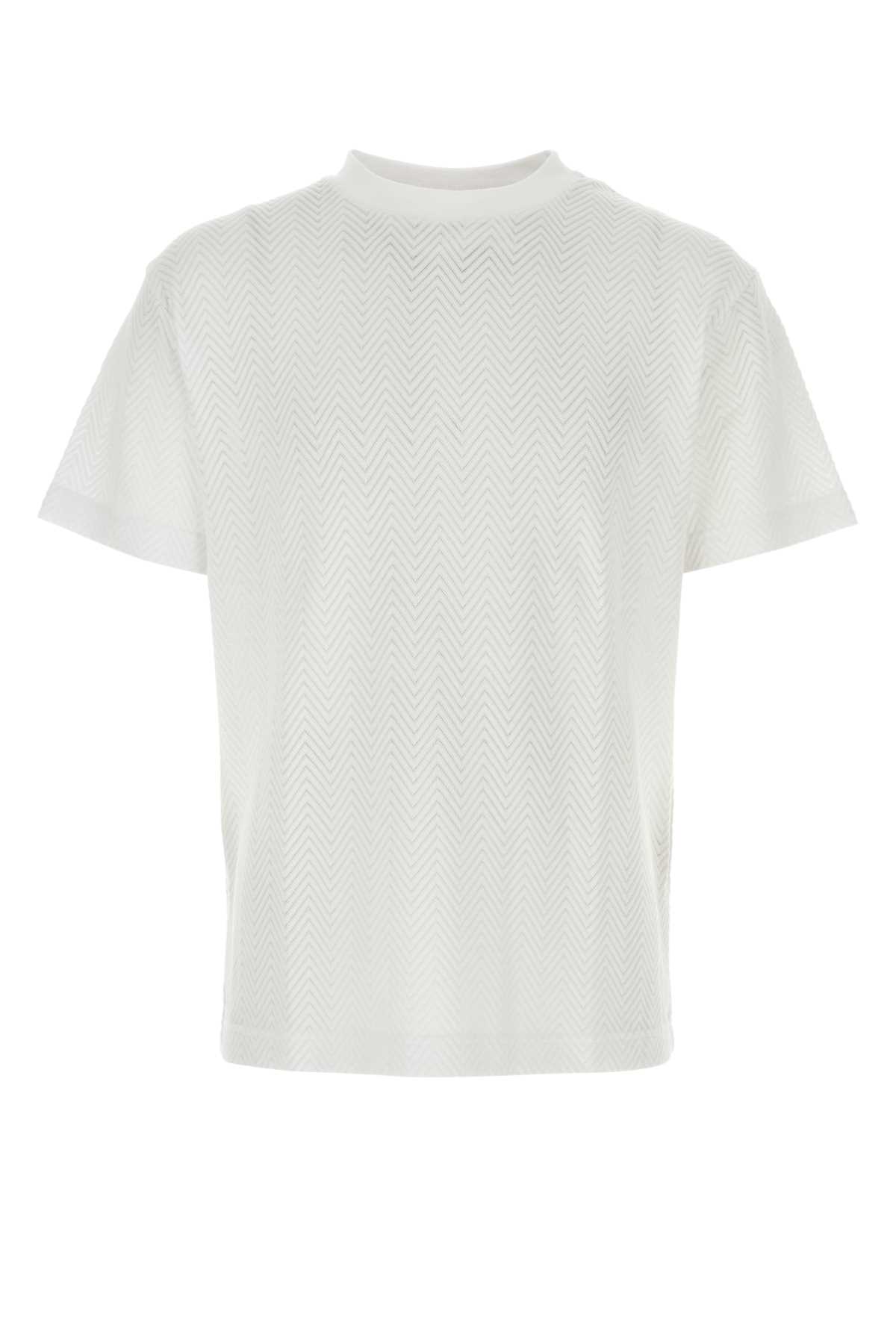 Missoni White Cotton Blend T-shirt