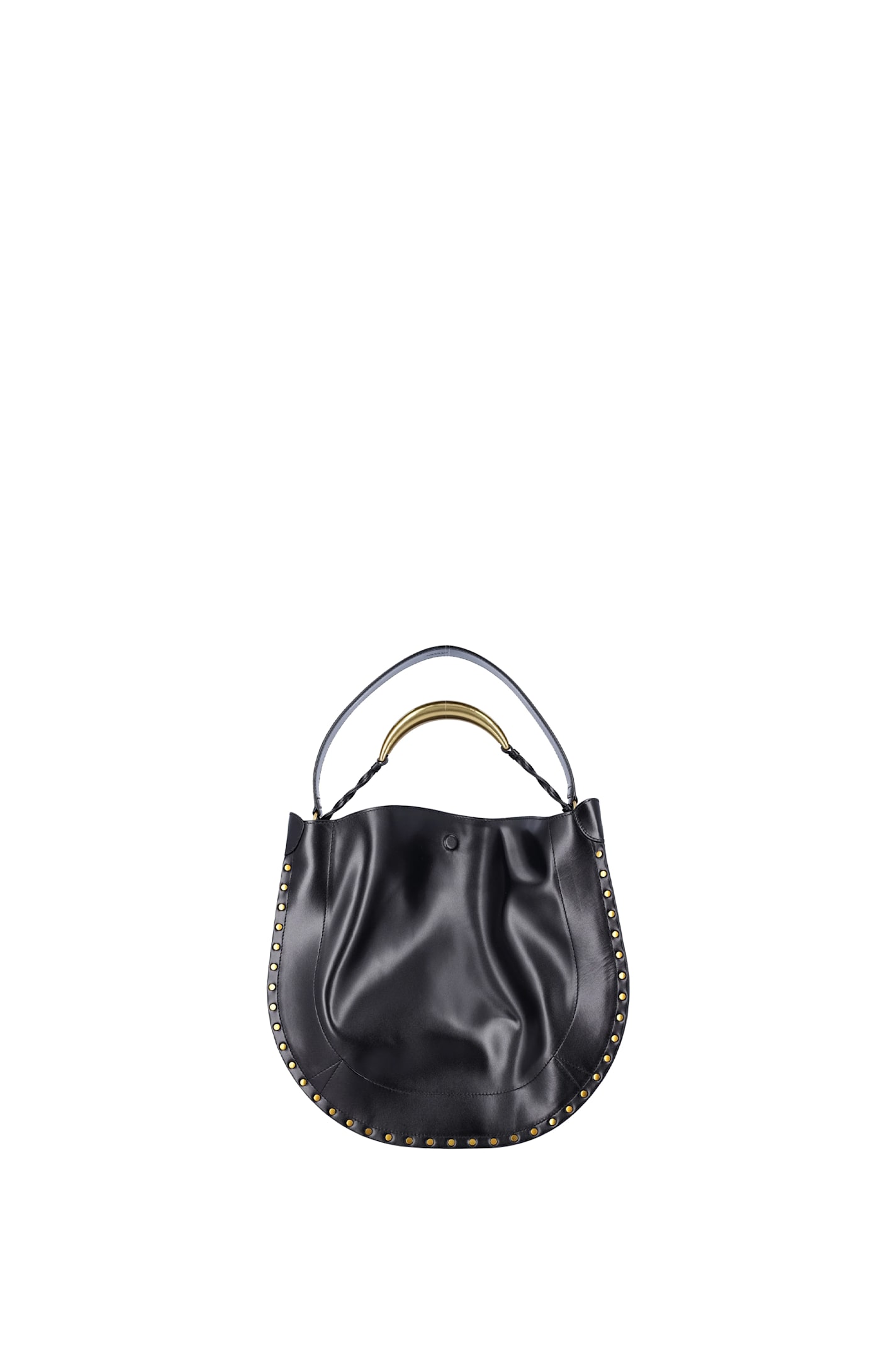 Shop Isabel Marant Oskan Shoulder Bag In Black