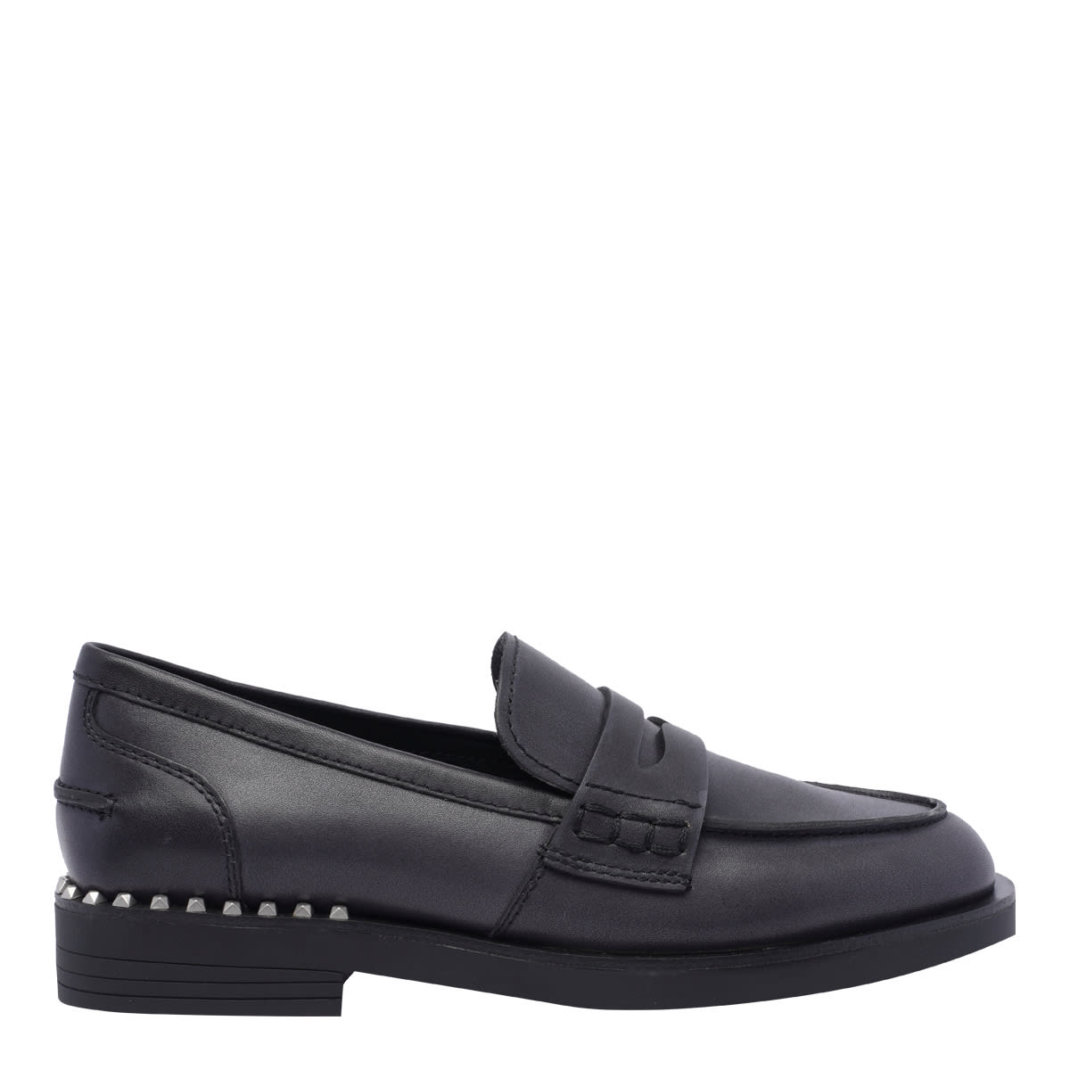 Shop Ash Winona Loafers In Black