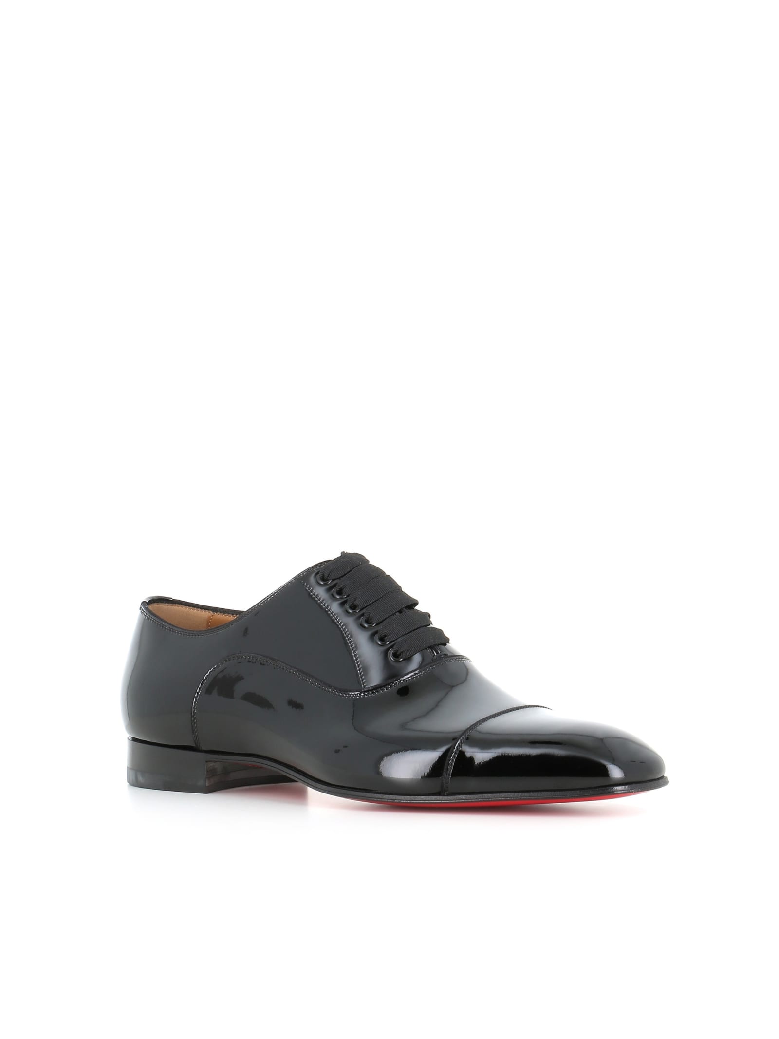 Christian Louboutin Oxford Greggo Flat In Black