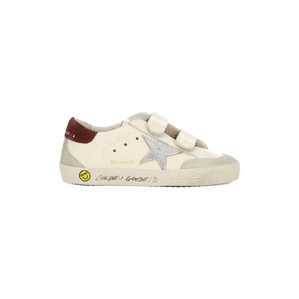 Golden Goose Kids Sneakers Old School In White