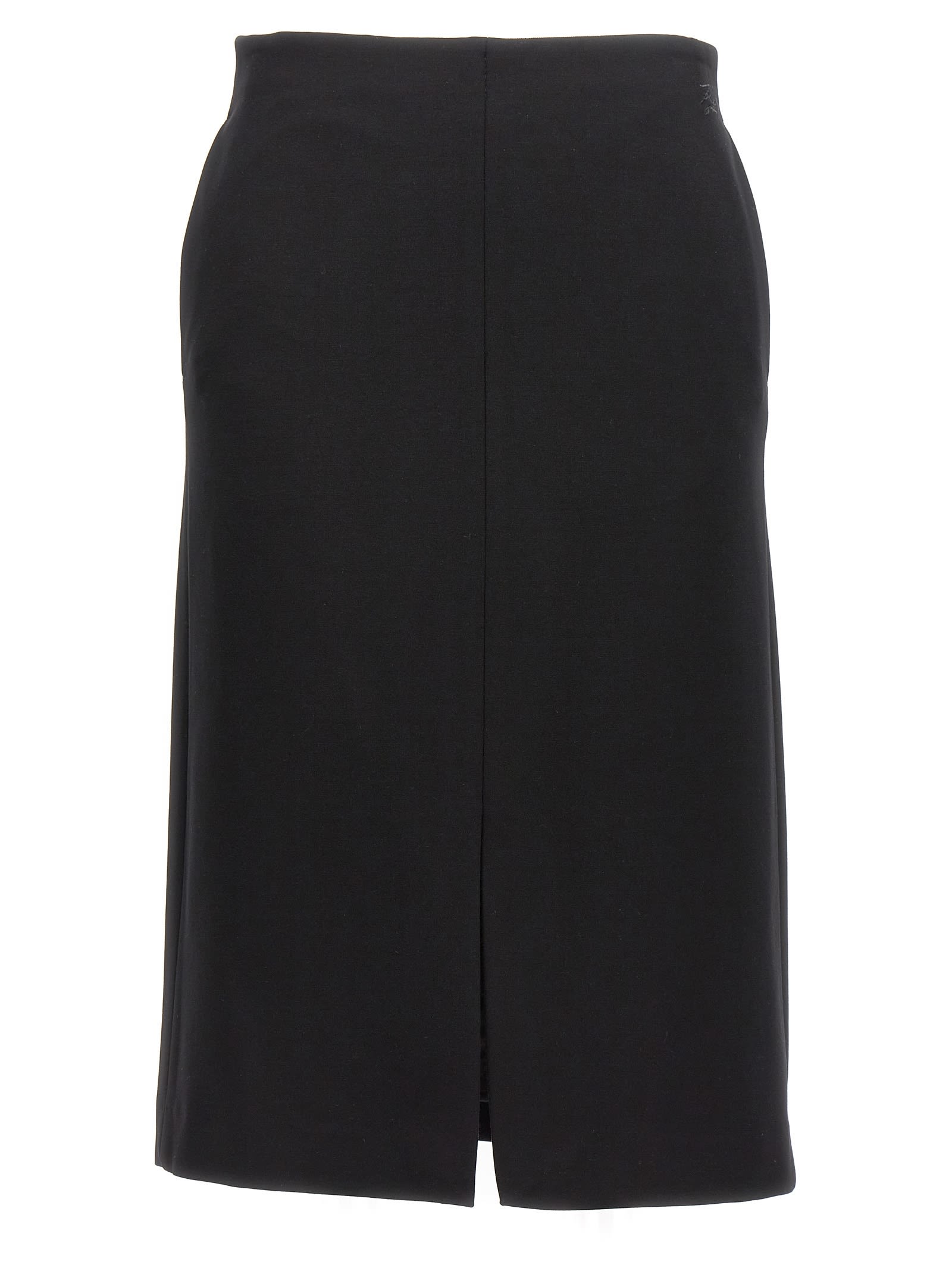 Shop Karl Lagerfeld Punto Skirt In Black