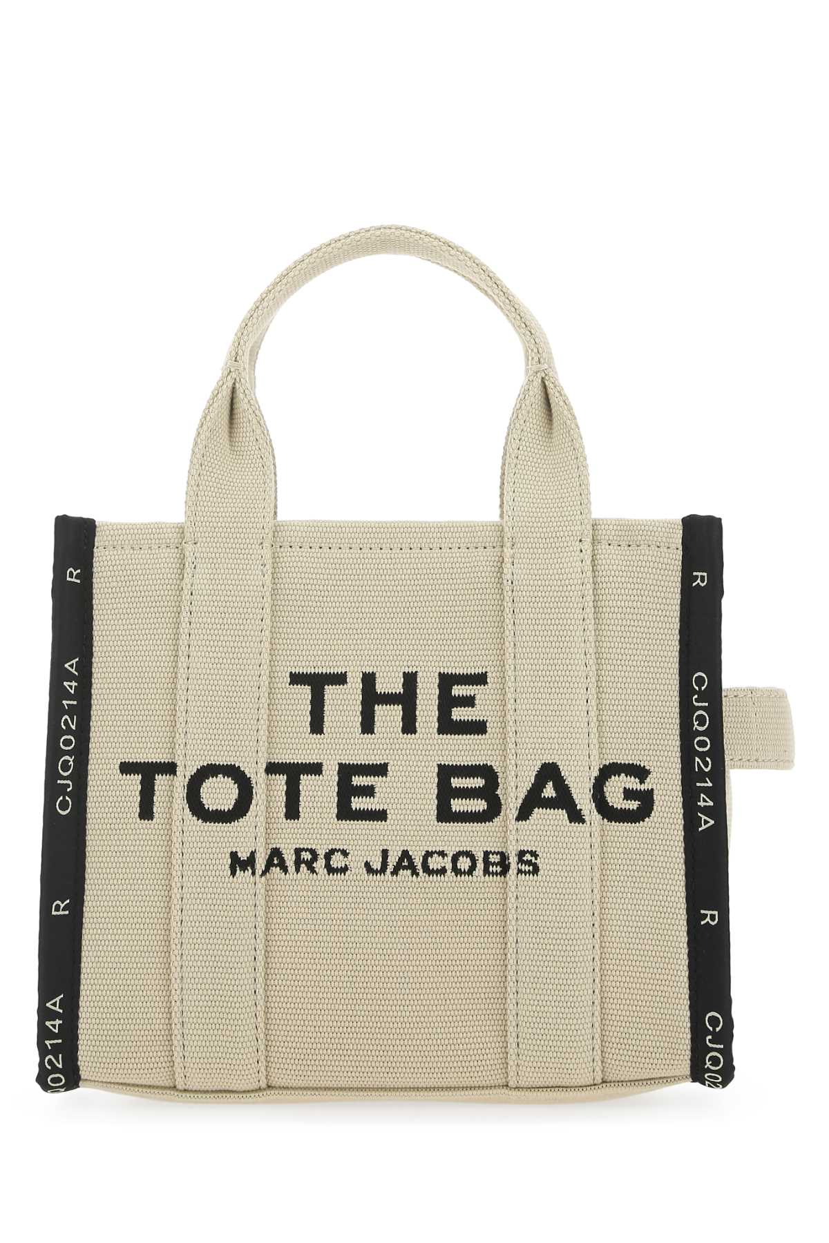 Marc Jacobs Beige Canvas The Tote Shopping Bag In White
