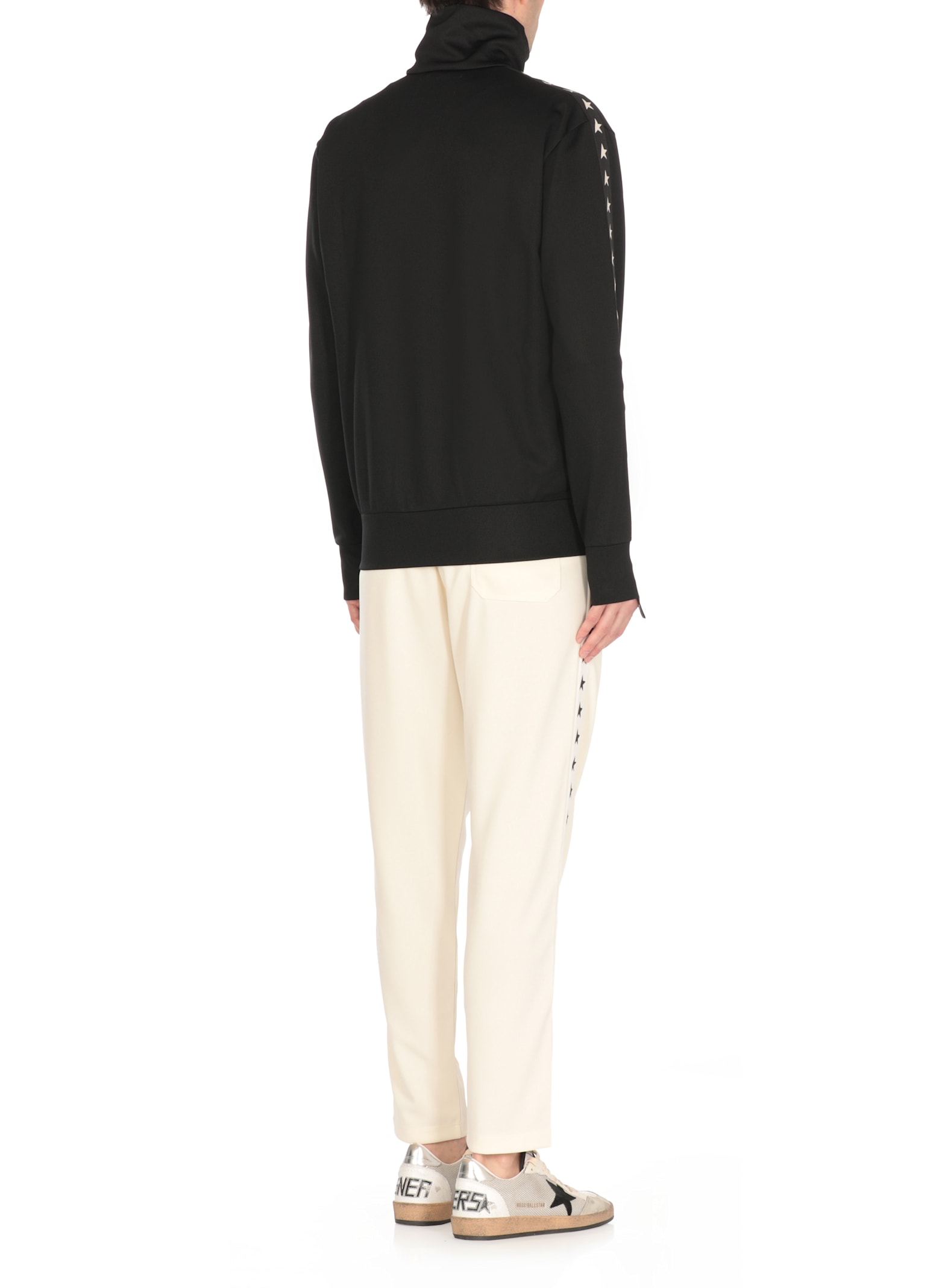 Golden Goose Deluxe Brand Black Polyester Denis Sweatshirt In Black