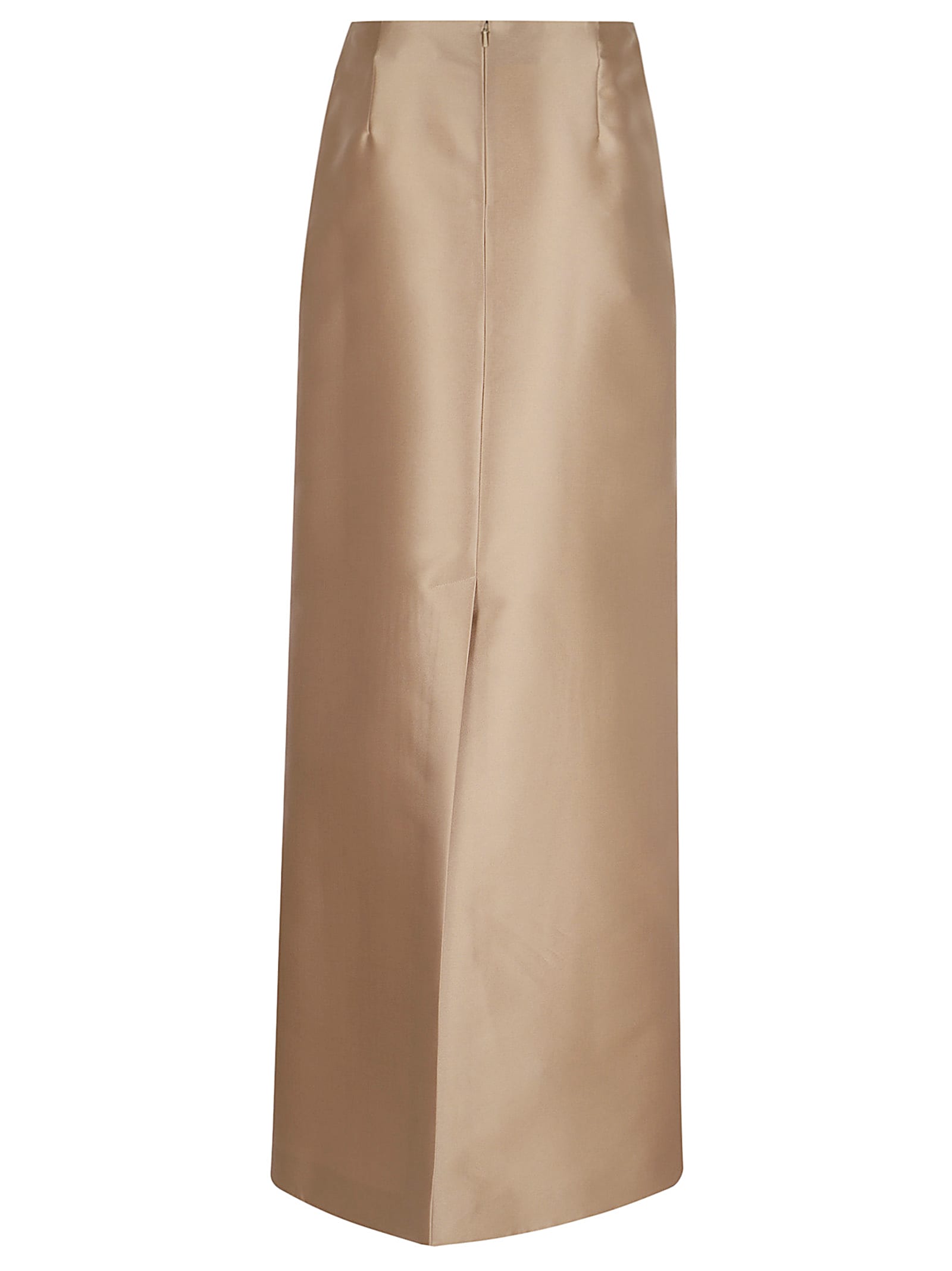 Shop Alberta Ferretti Skirt In Beige