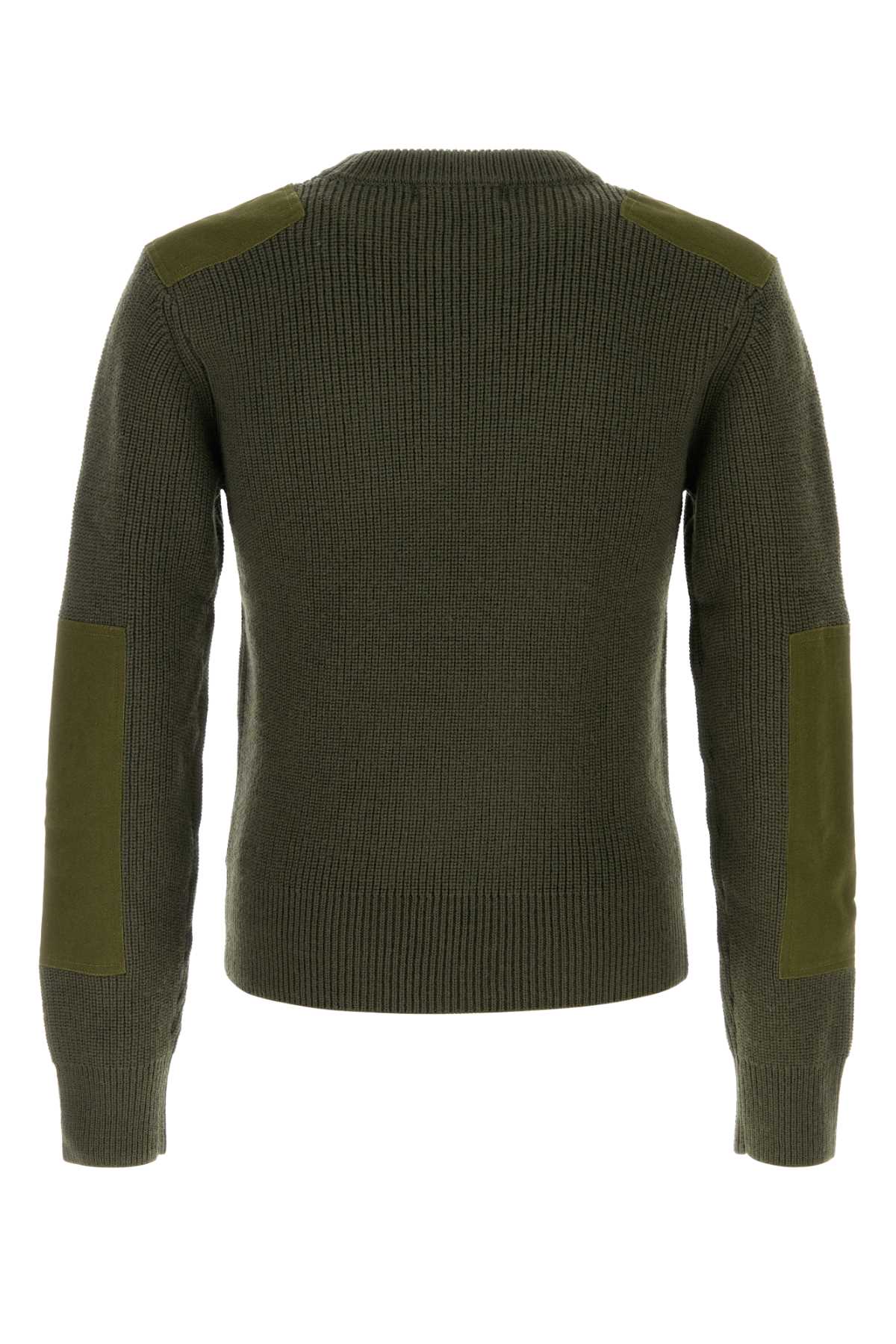 Gimaguas Olive Green Wool And Acrylic Larry Sweater In Green