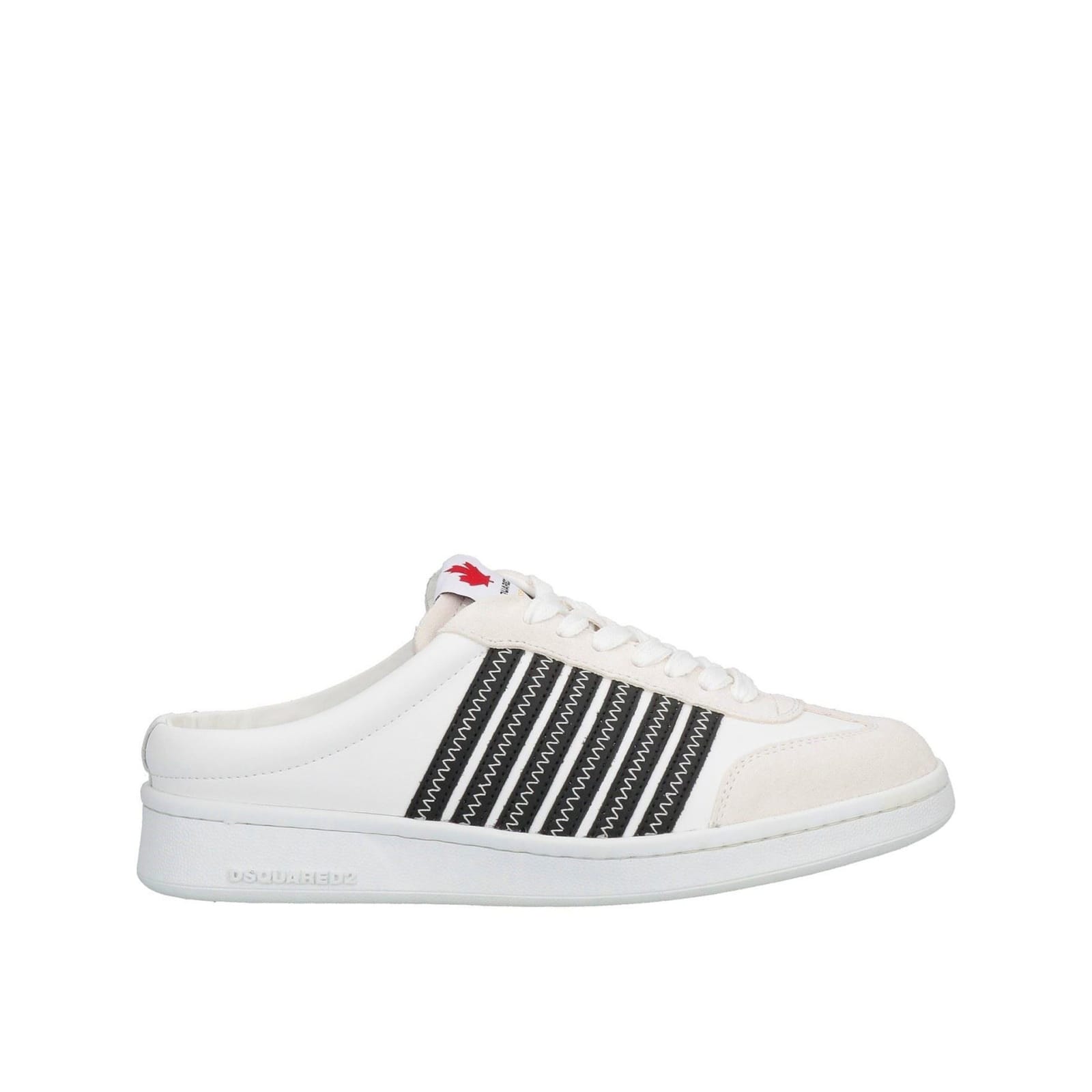 Dsquared2 Boxer Leather Open Back Sneakers