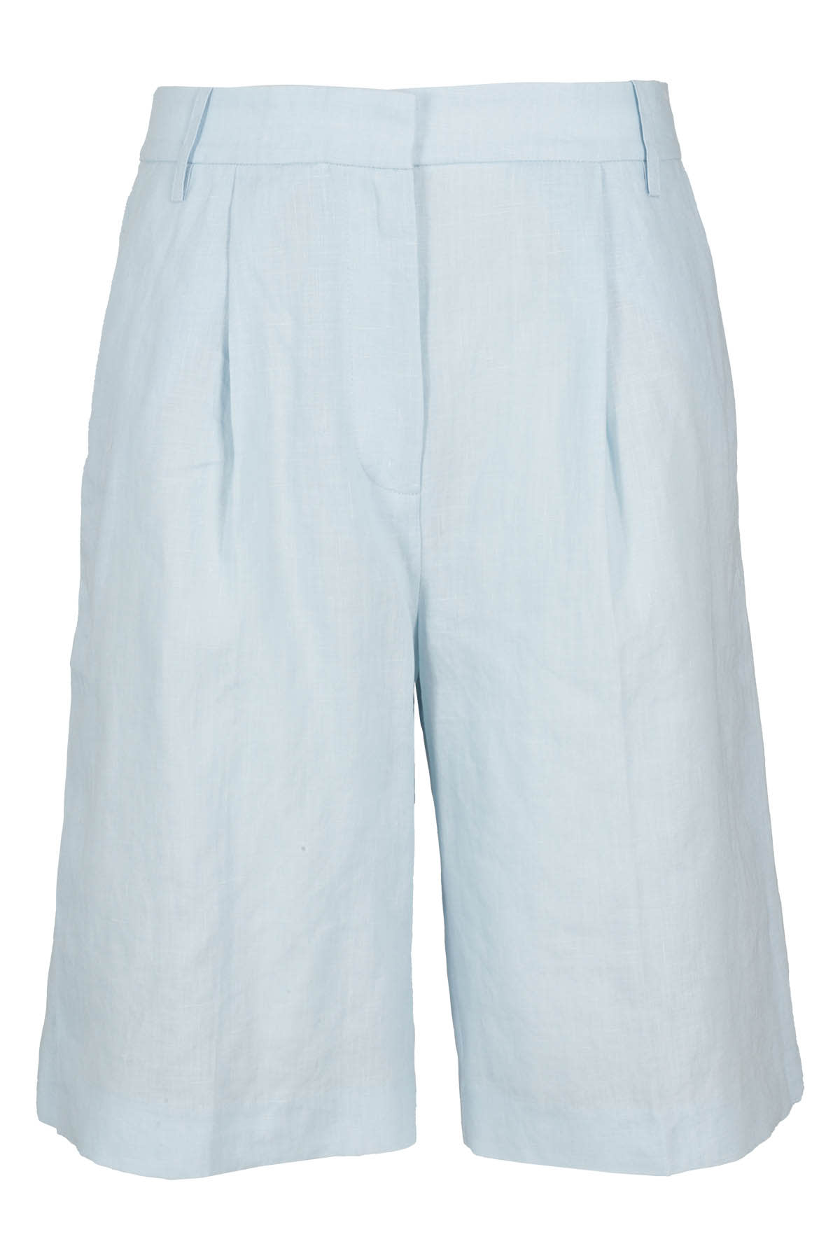 REMAIN BIRGER CHRISTENSEN LINEN BERMUDA SLIT SHORTS