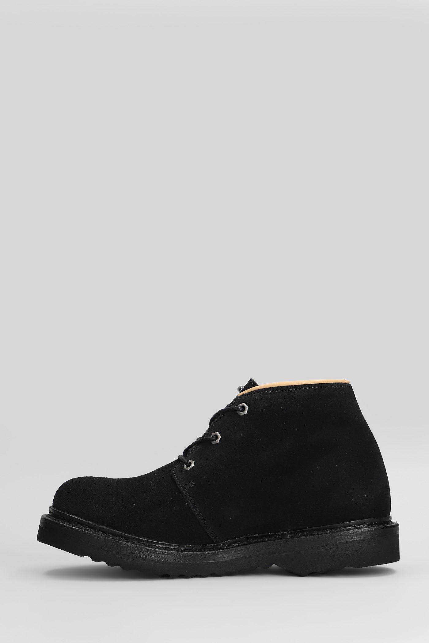 Our Legacy Chukka Boot Boots In Black Suede In Black