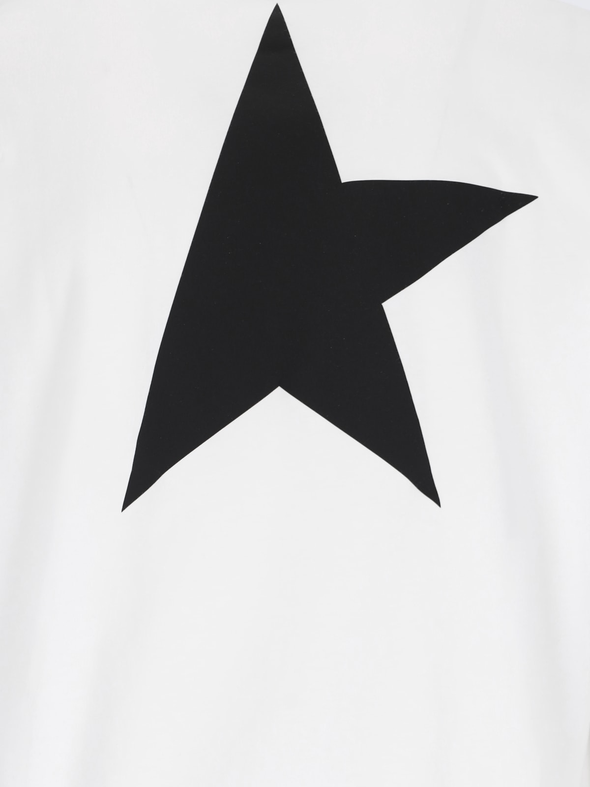 Shop Golden Goose Star Print T-shirt In White/black