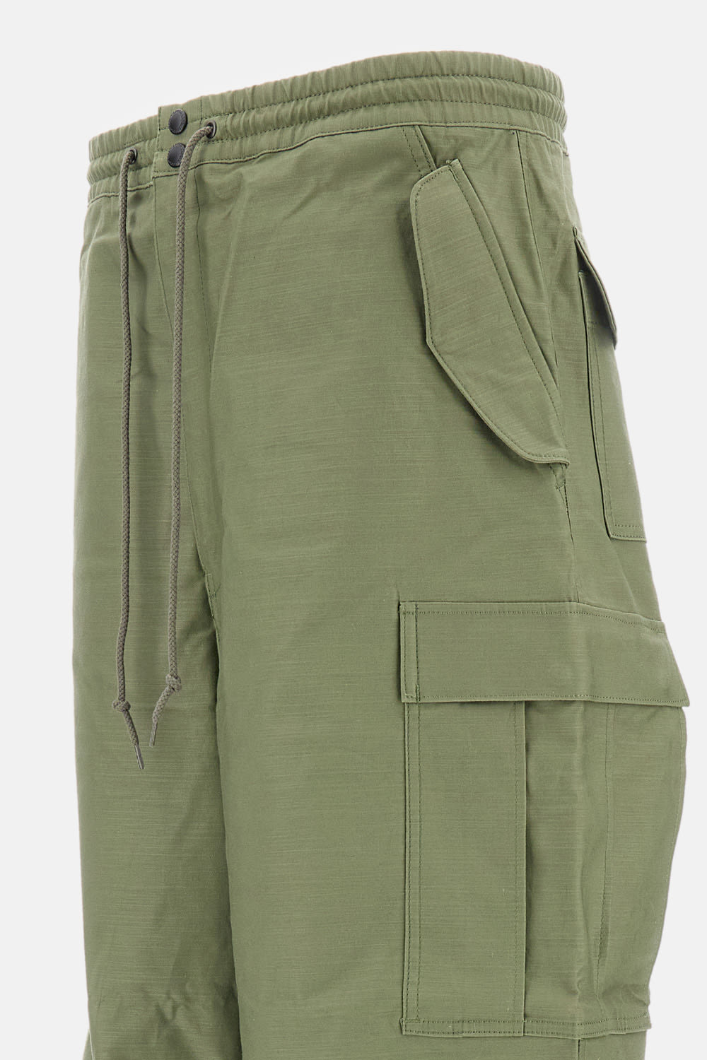 Junya Watanabe Drawstring Cargo Casual Pants In Green