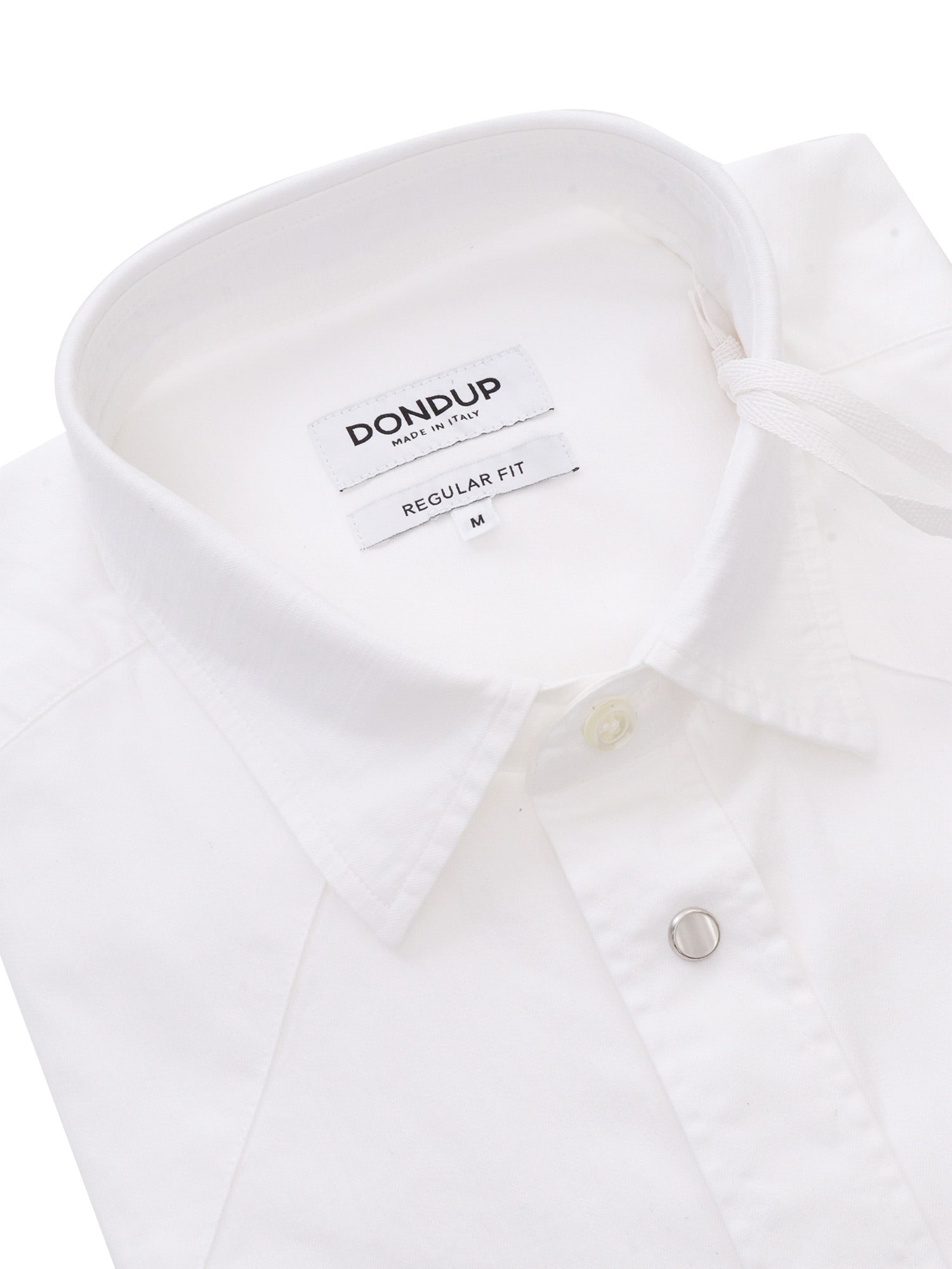 Shop Dondup White Shirt With Pocket