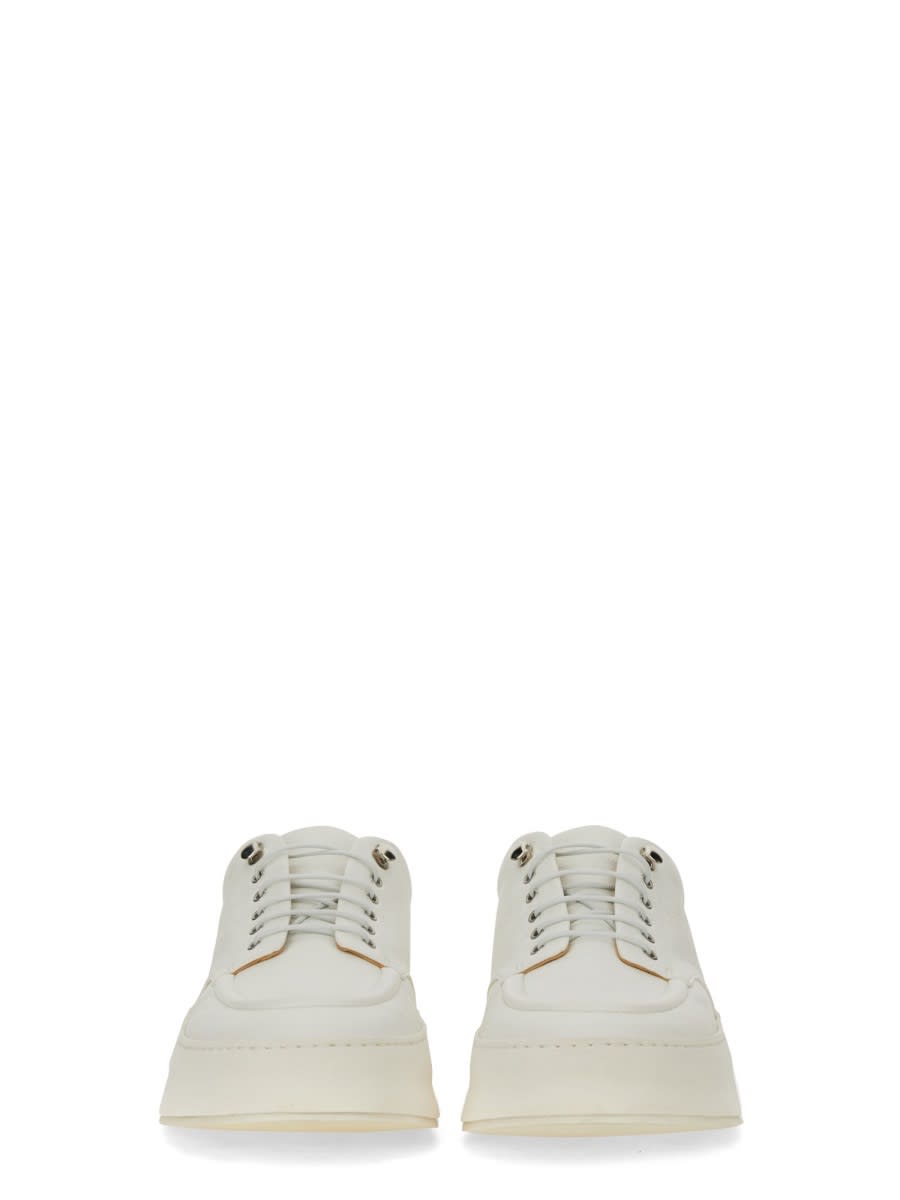 Marsèll Cassapana Platform Lace-up Derby Shoes In White