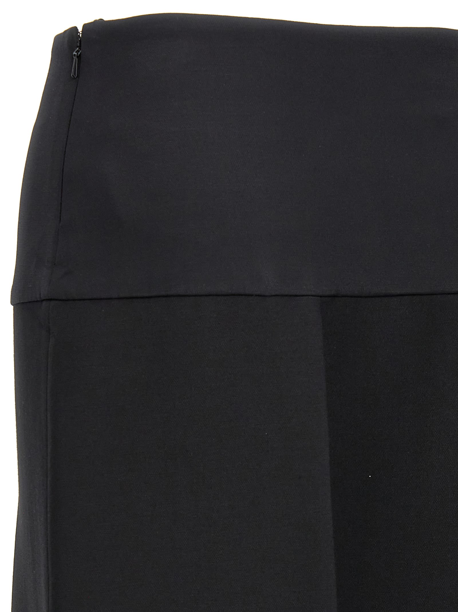 Shop Khaite Kidd Skirt In Black