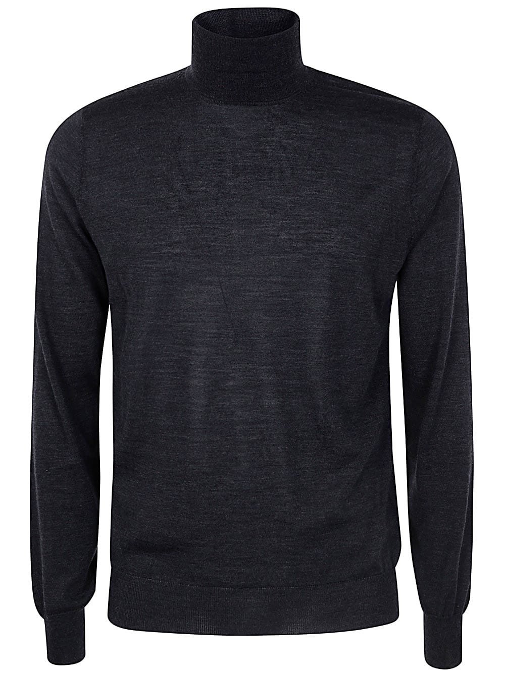 Shop Filippo De Laurentiis Long Sleeves Merinos Turtleneck In Grey