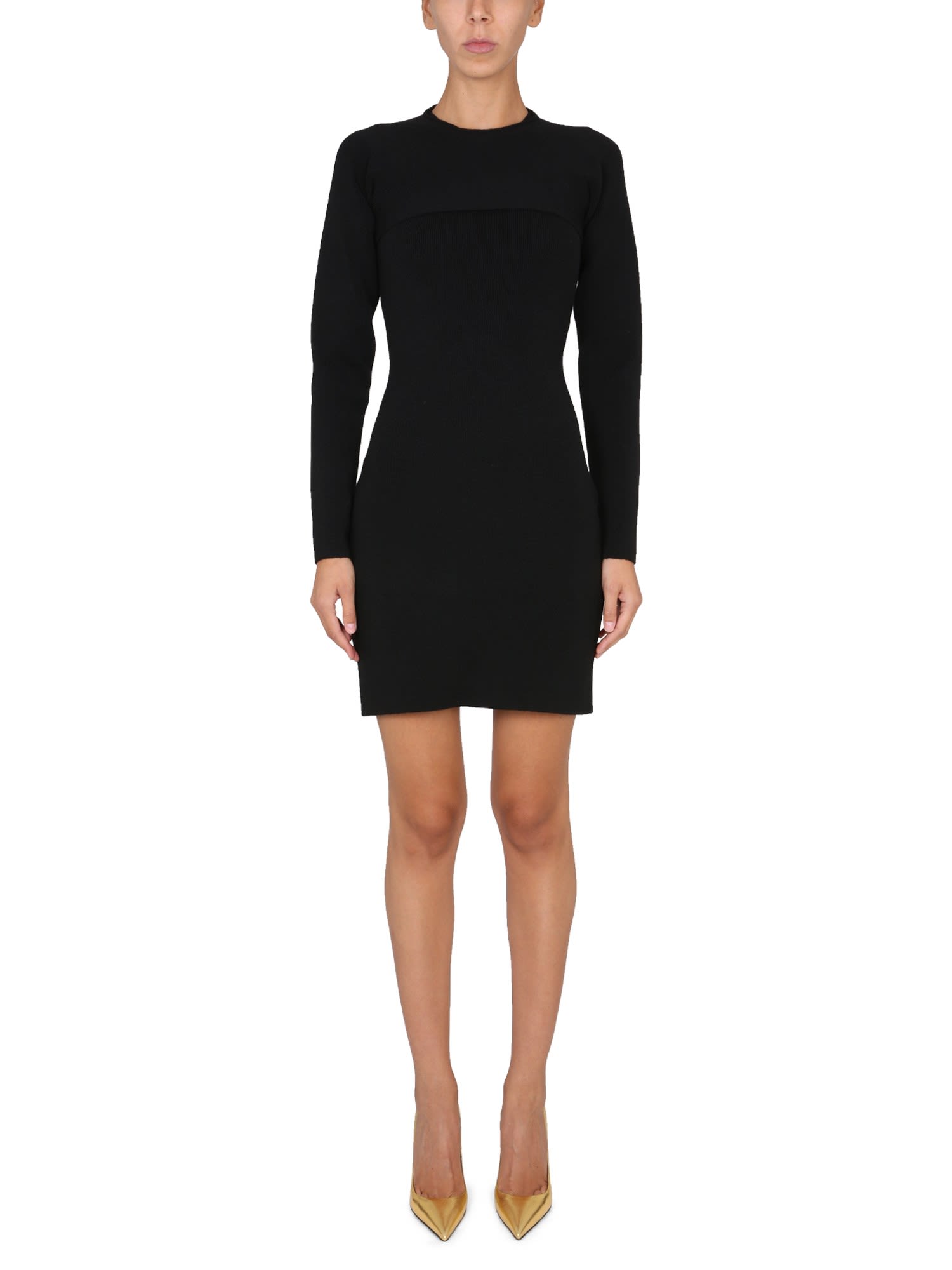 Tom Ford Mini Dress In Nero