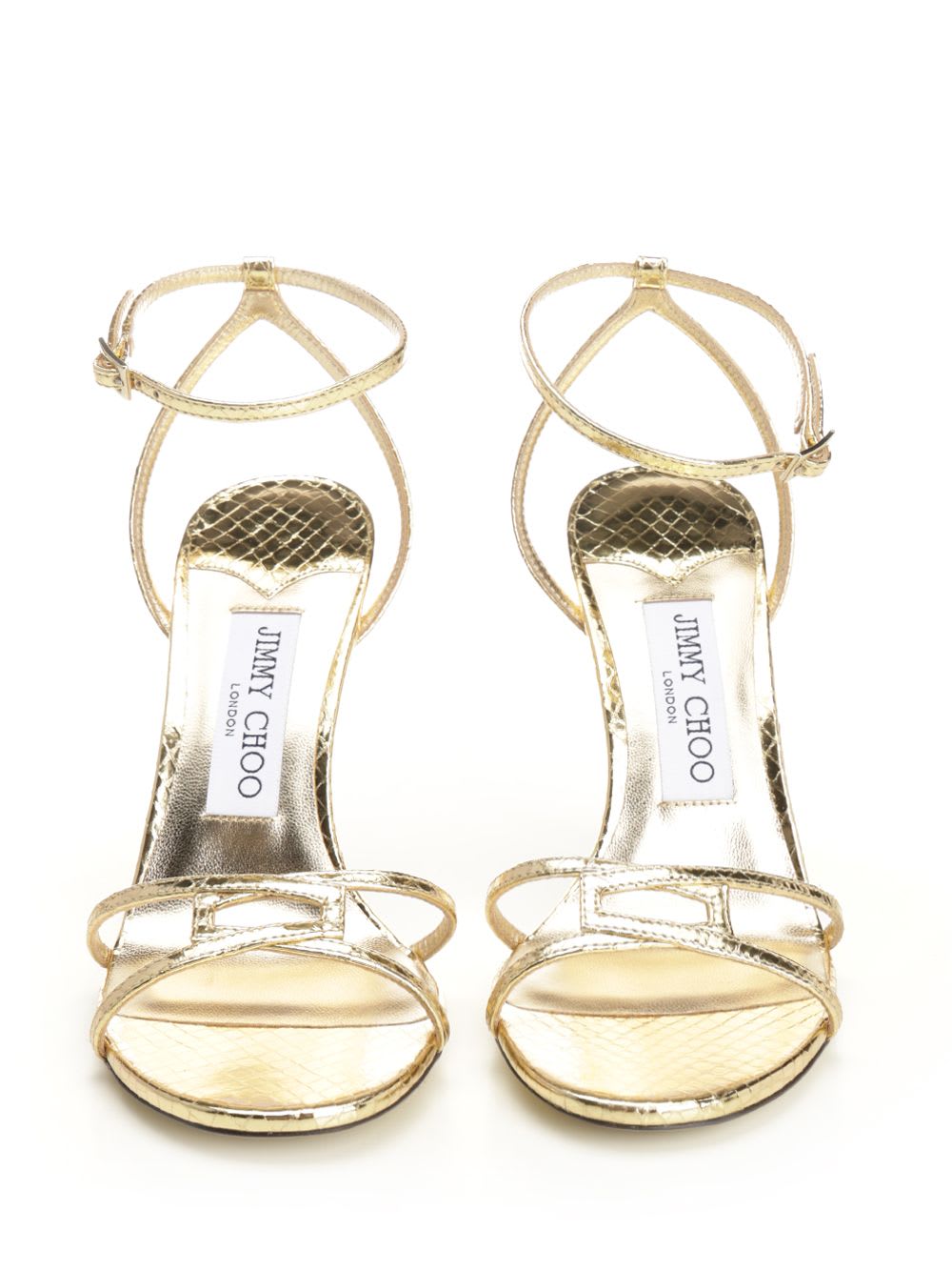 Jimmy Choo Leo Sandal In Gold
