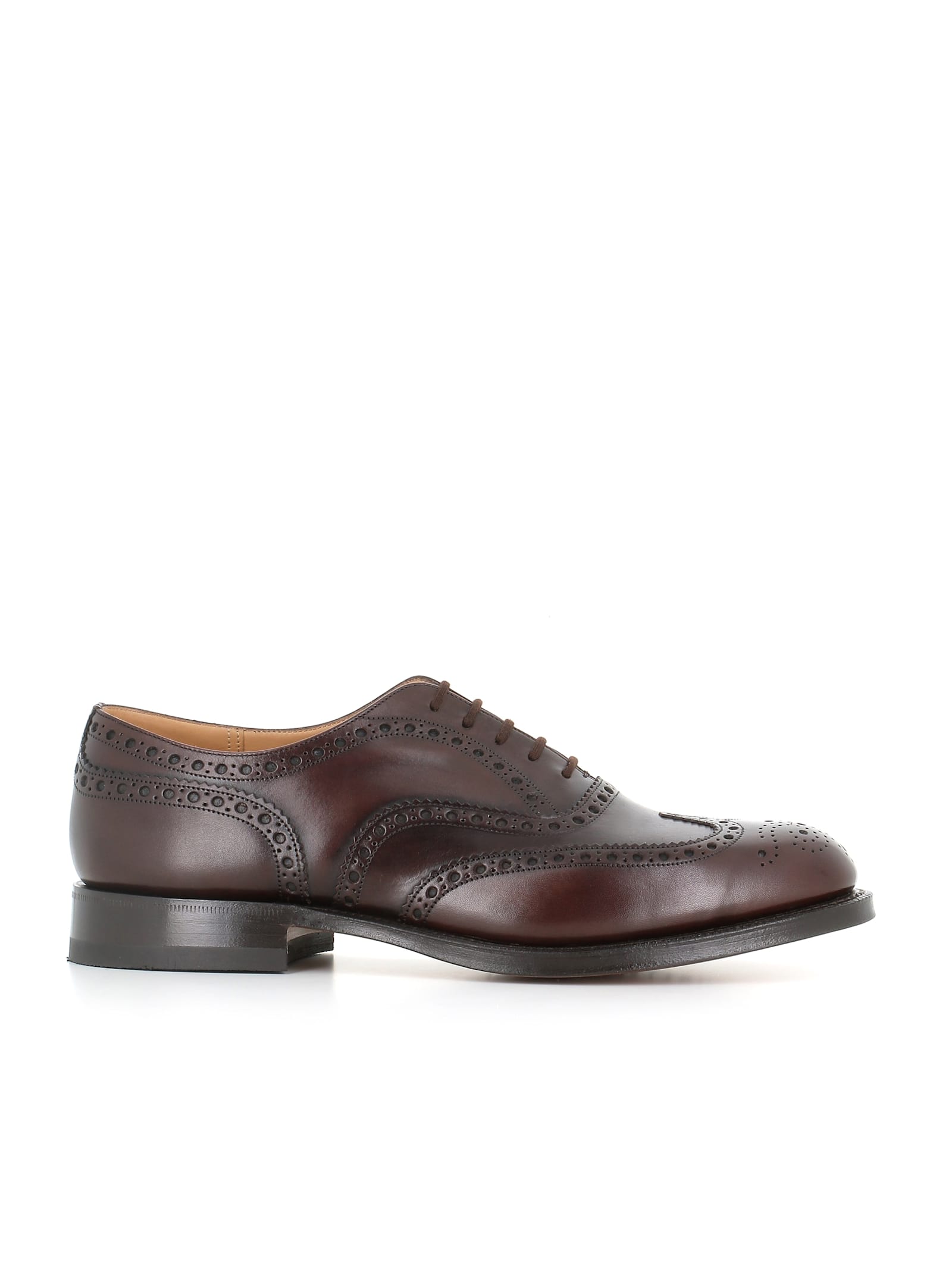 Shop Church's Brogues Burwood In Ebony