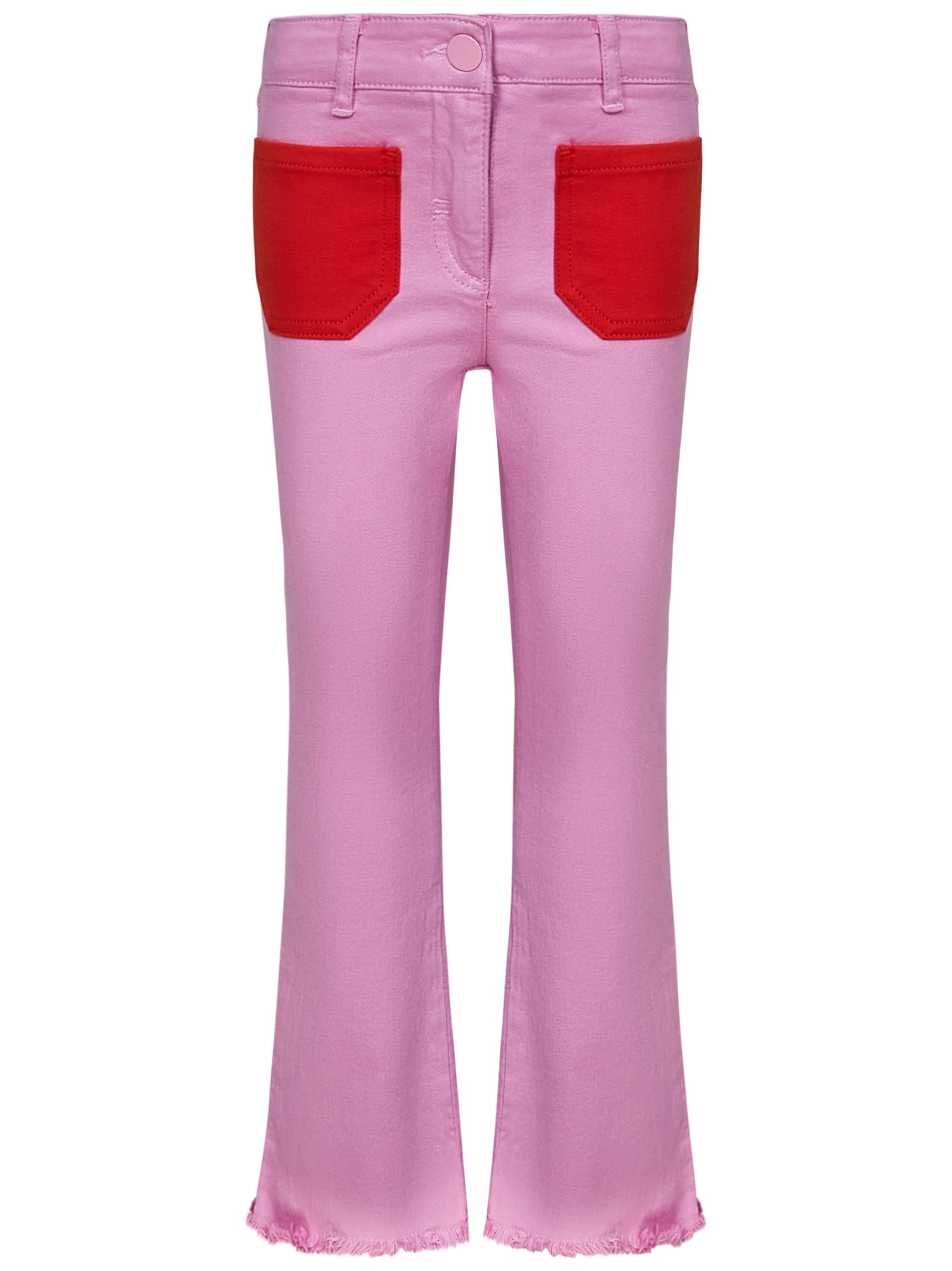 Shop Stella Mccartney Junior Jeans In Pink