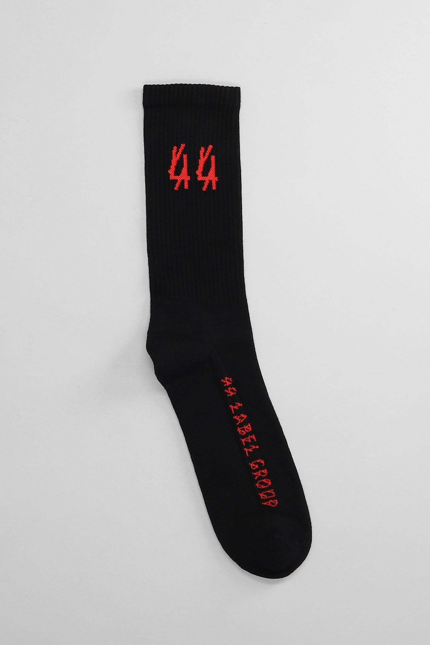 Shop 44 Label Group Socks In Black Cotton