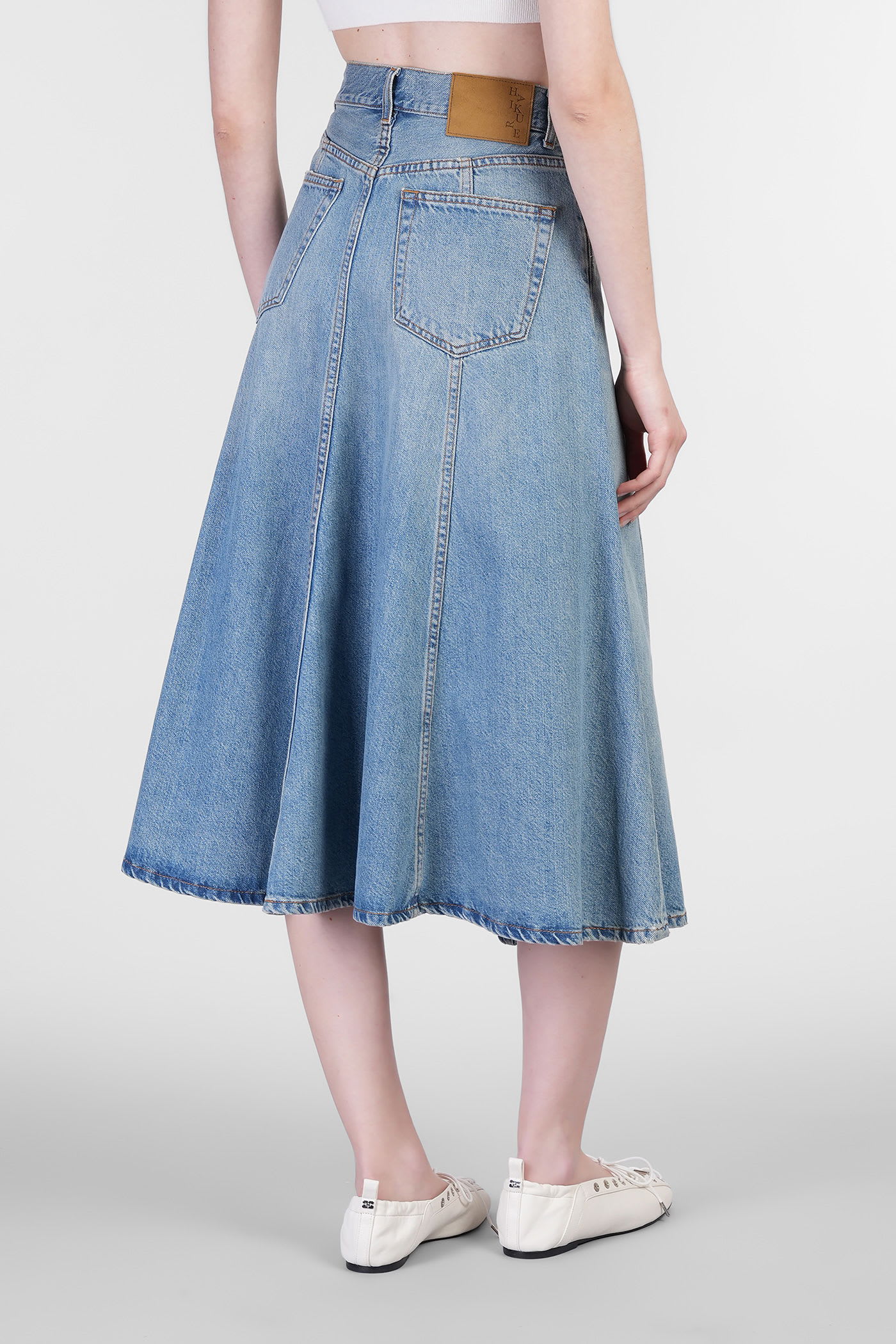 Haikure Mid Serenity Ionic Blue Skirt