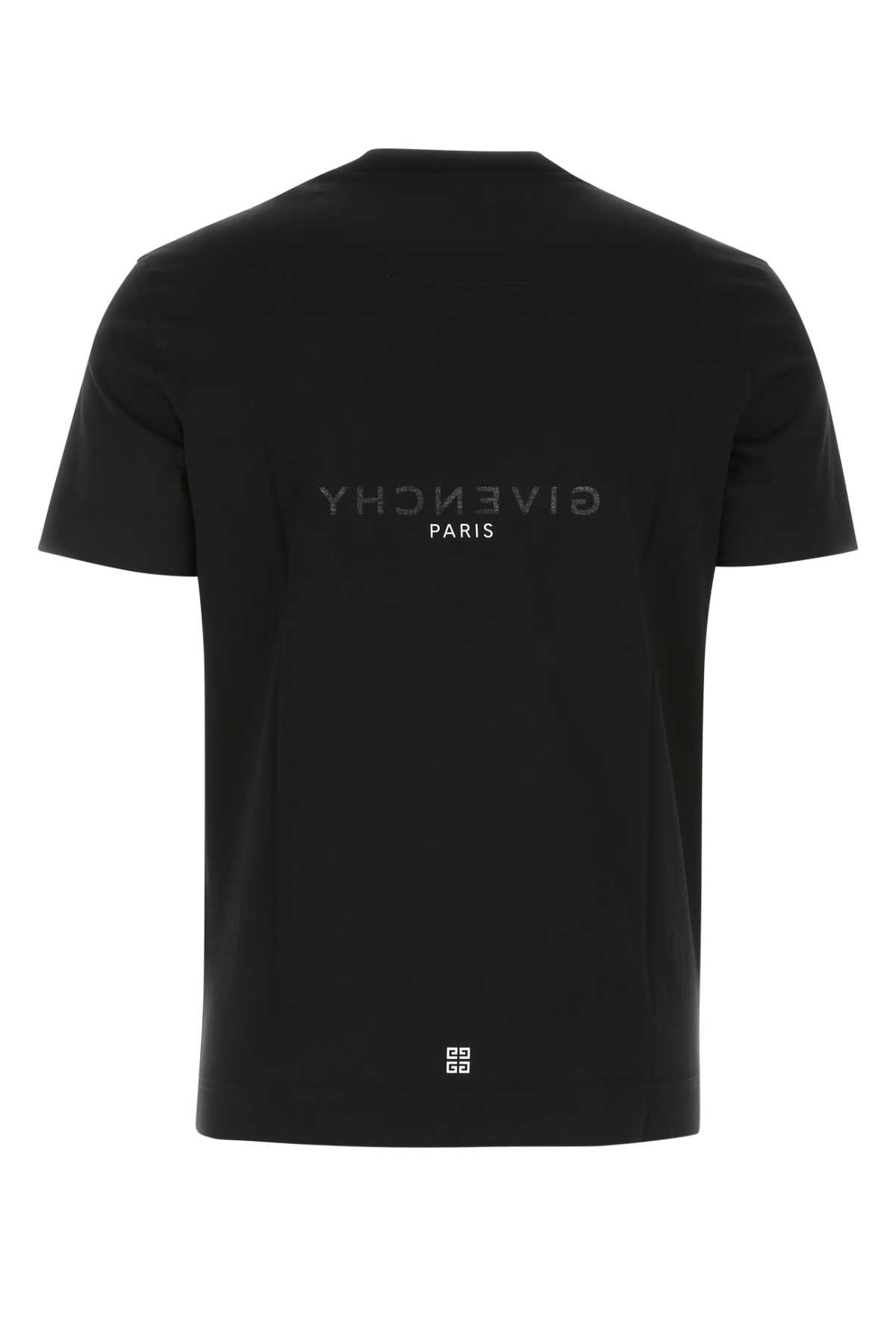 GIVENCHY BLACK COTTON T-SHIRT 