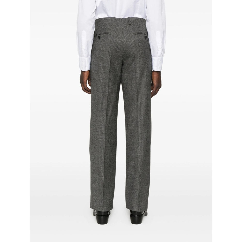 Lardini Pressed-crease Trousers In Gray