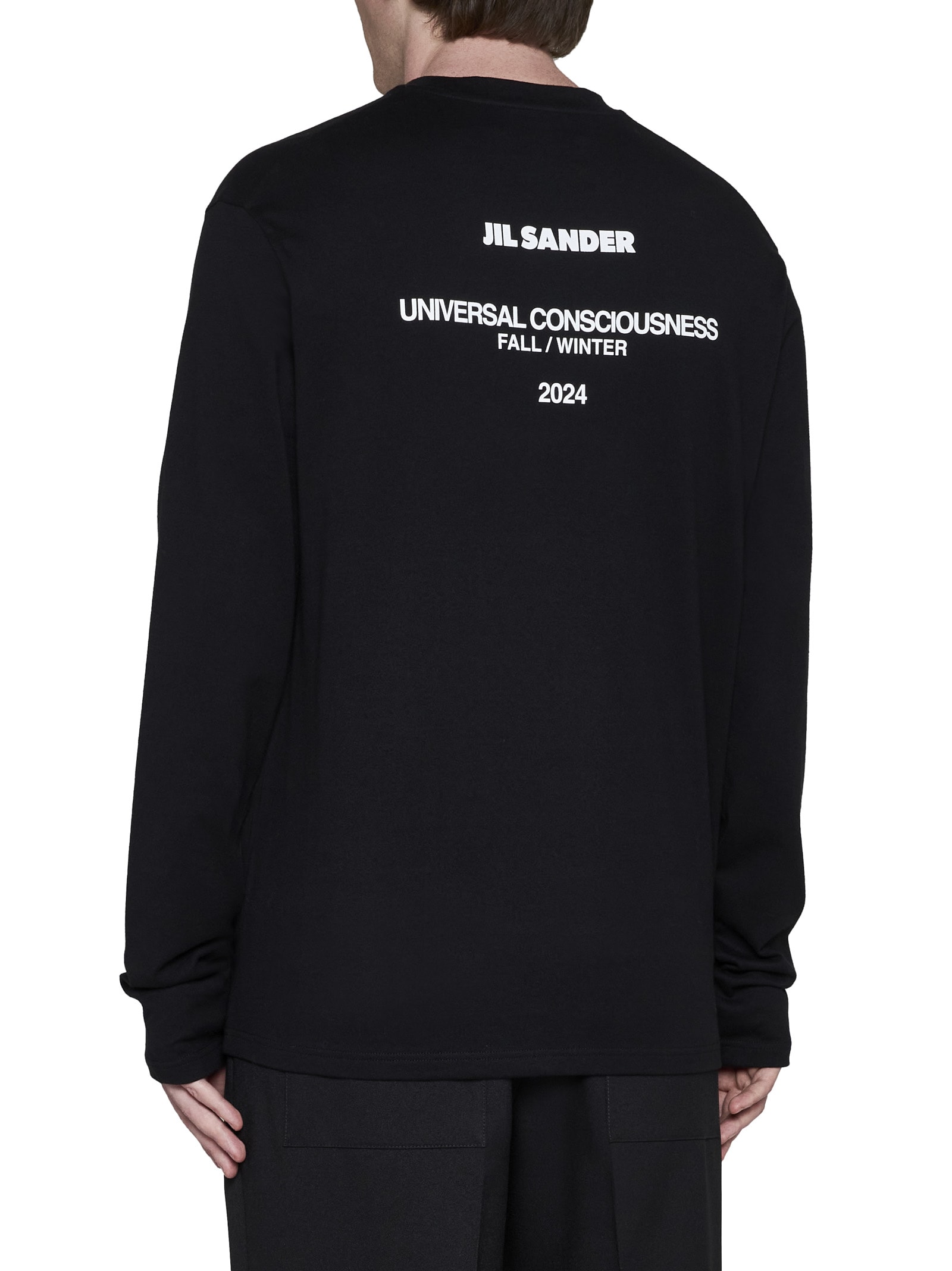 Shop Jil Sander T-shirt In Black