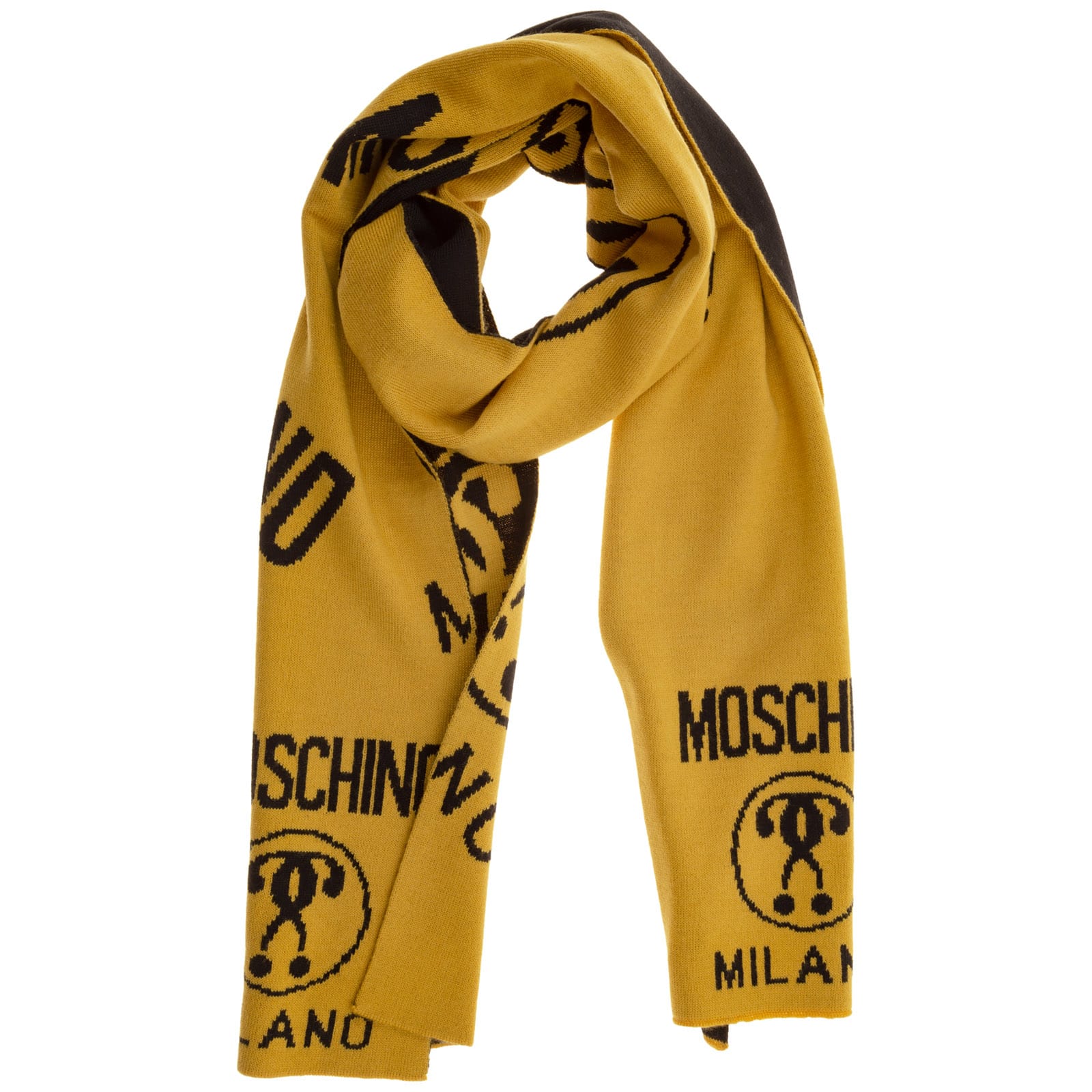 MOSCHINO DOUBLE QUESTION MARK SCARF,M514550055005