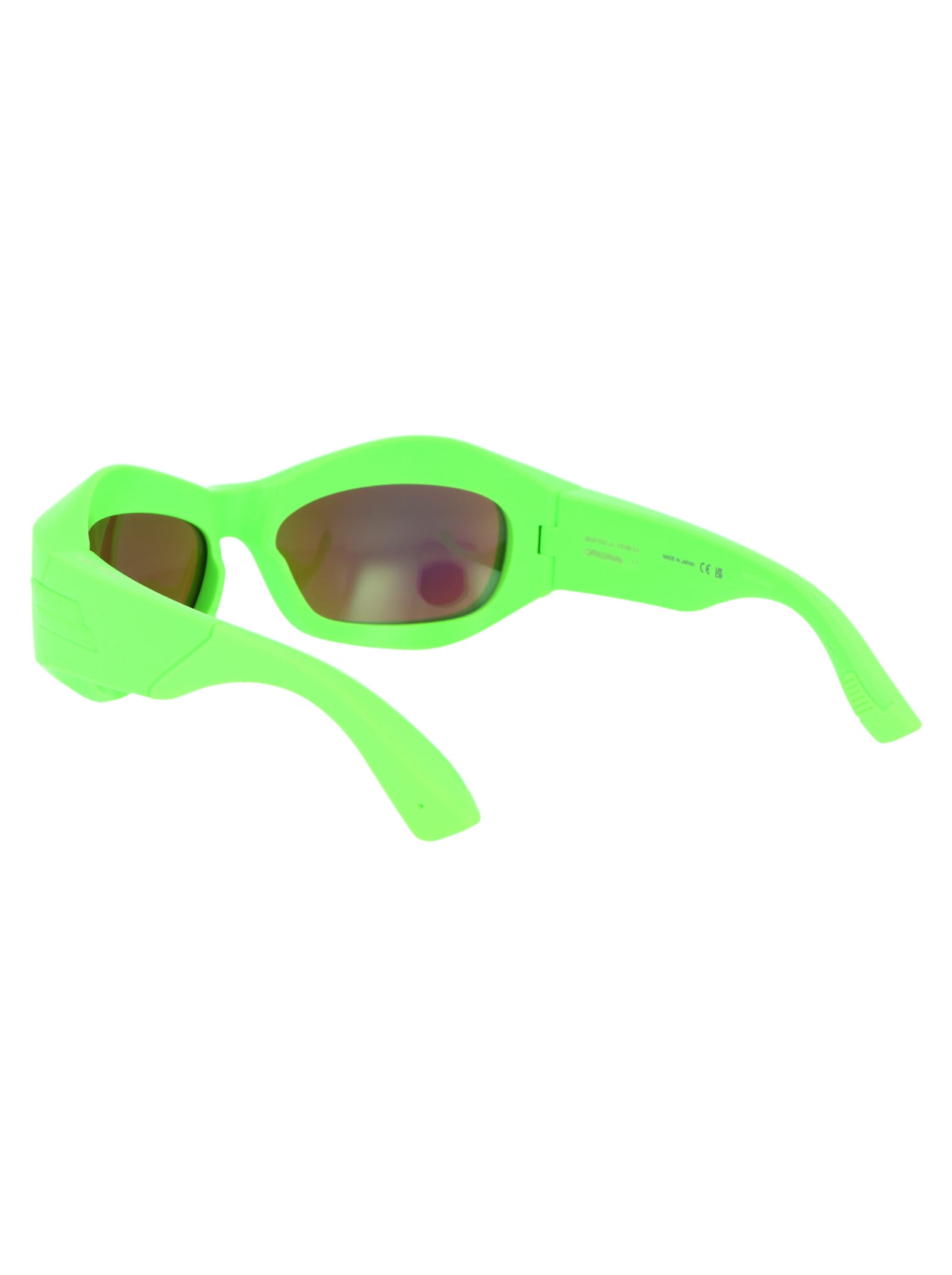 Shop Bottega Veneta Bv1086s Sunglasses In 007 Green Green Green