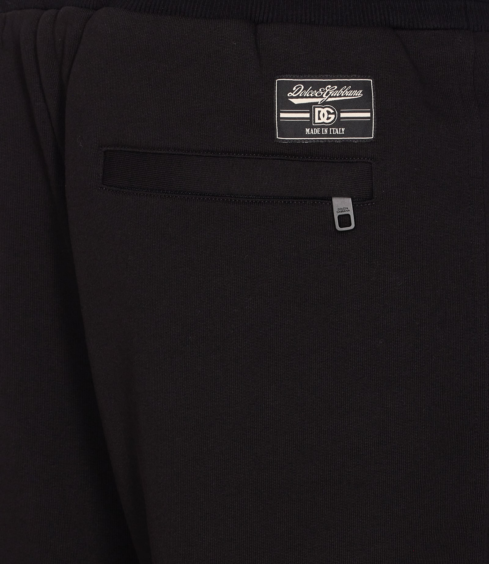 Dolce & Gabbana Track Pants With Elasticized Waist And Pockets In Black