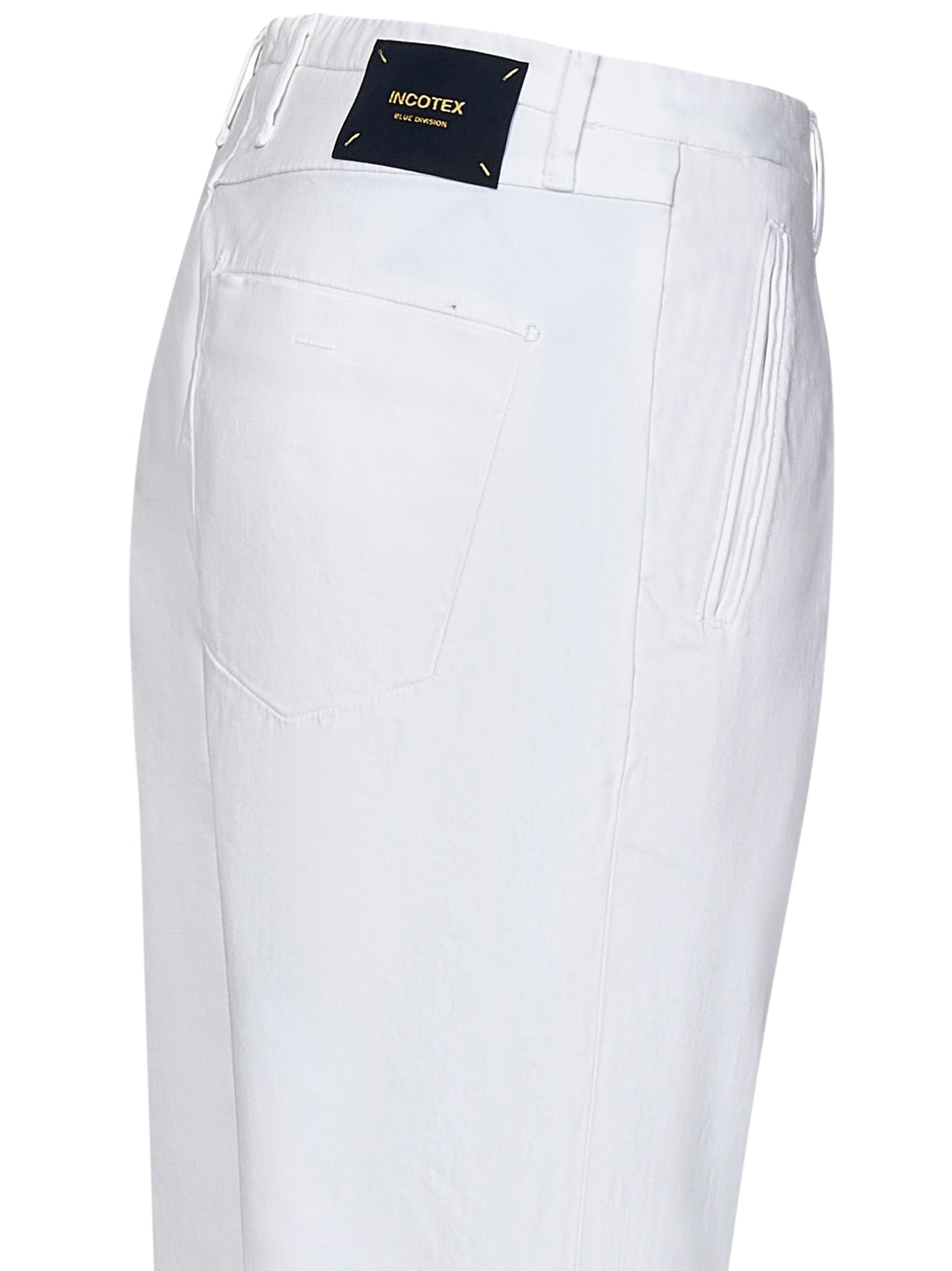 Shop Incotex Trousers In White