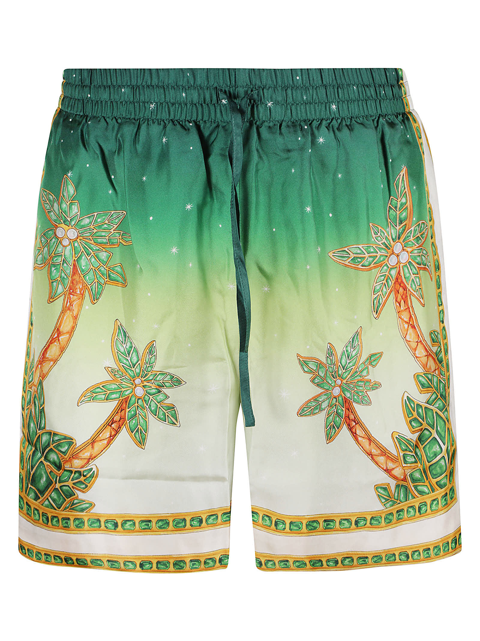 Casablanca Drawstring Waist Shorts