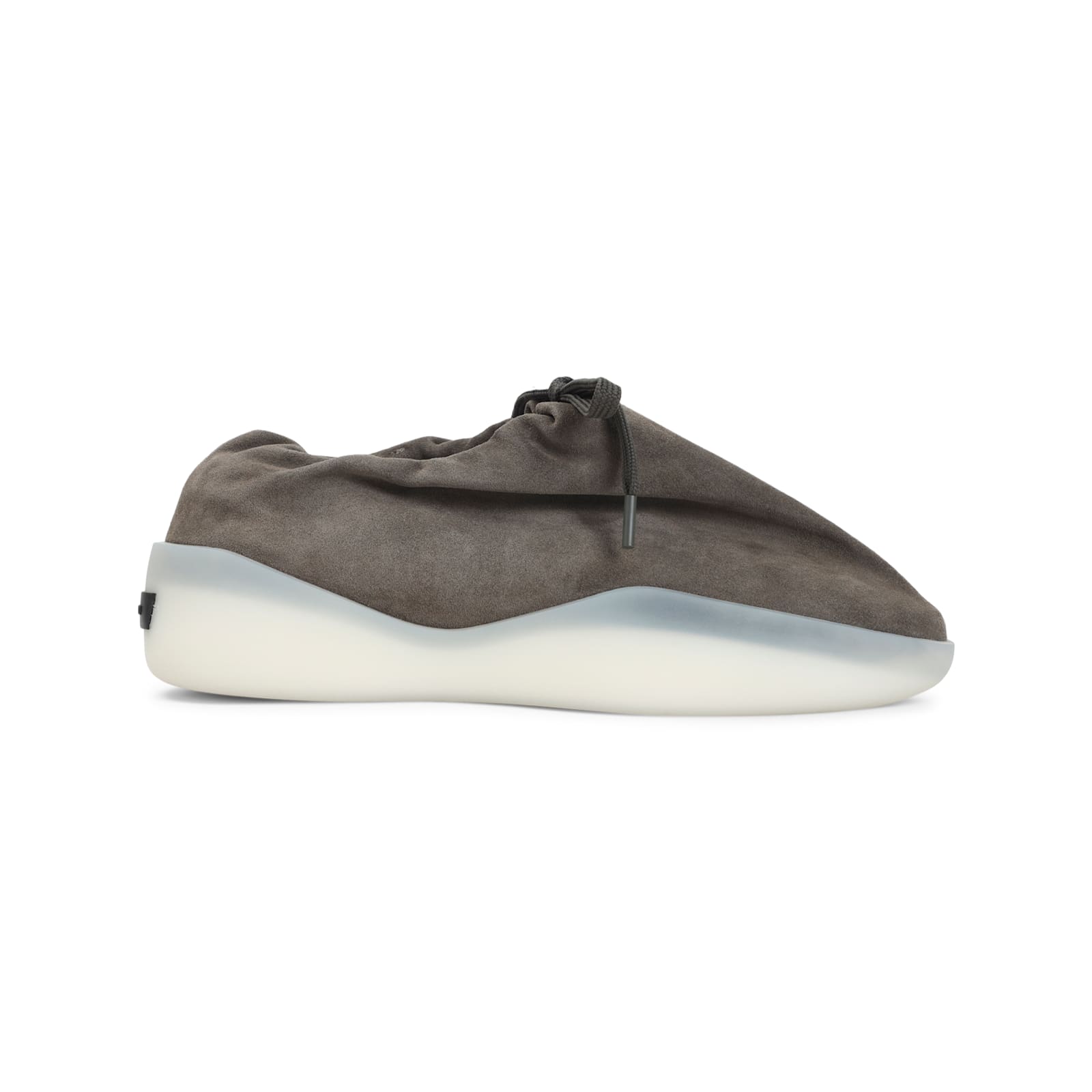 Fear Of God Suede Round Toe Sneakers With Rubber Sole In Green