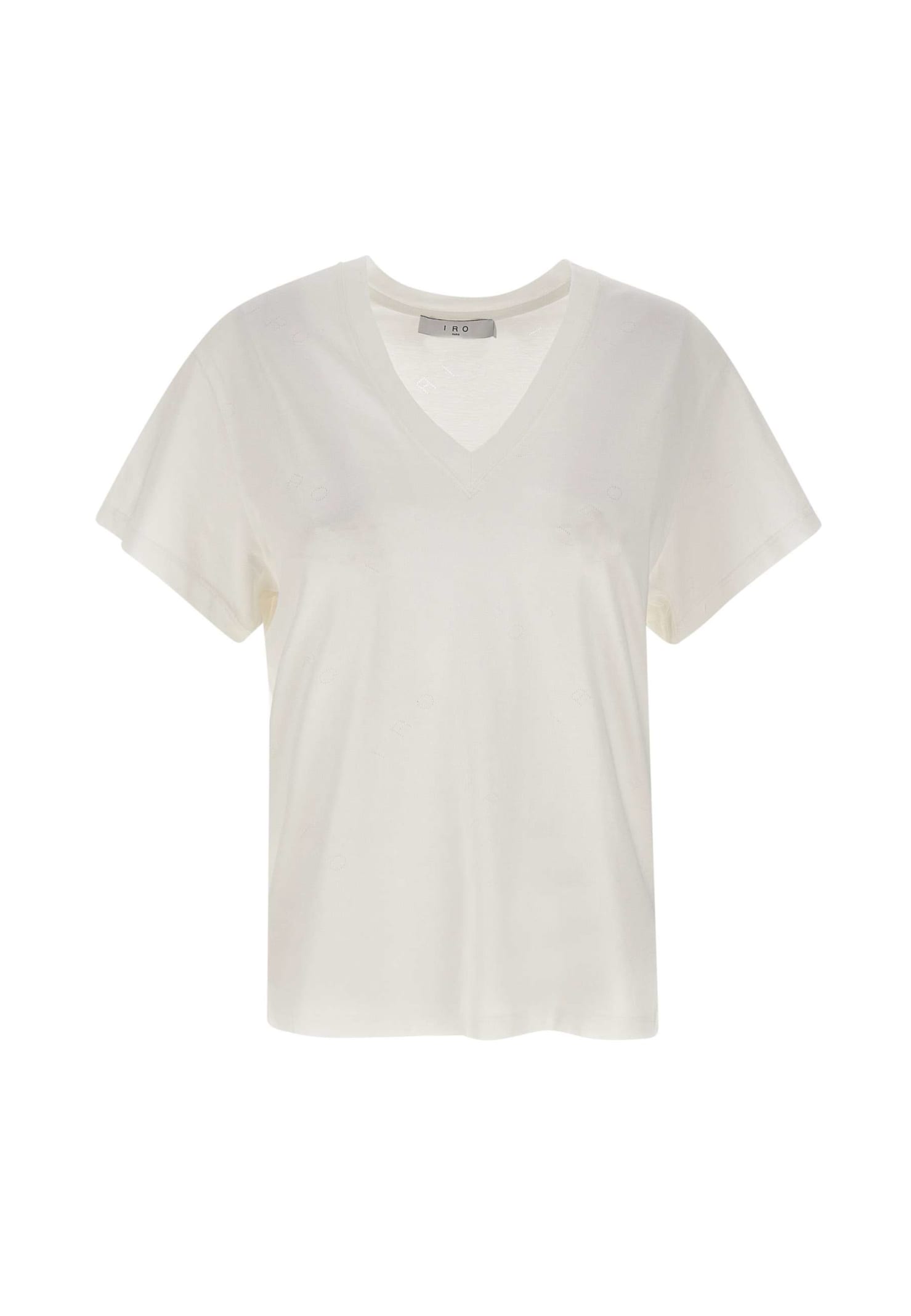 Shop Iro Jolia Cotton T-shirt In White