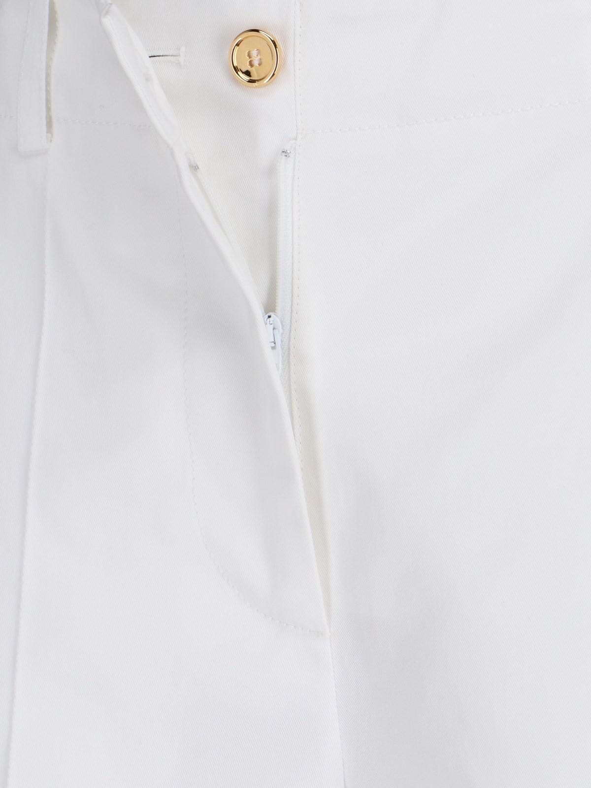 Shop Patou Straight Pants In White