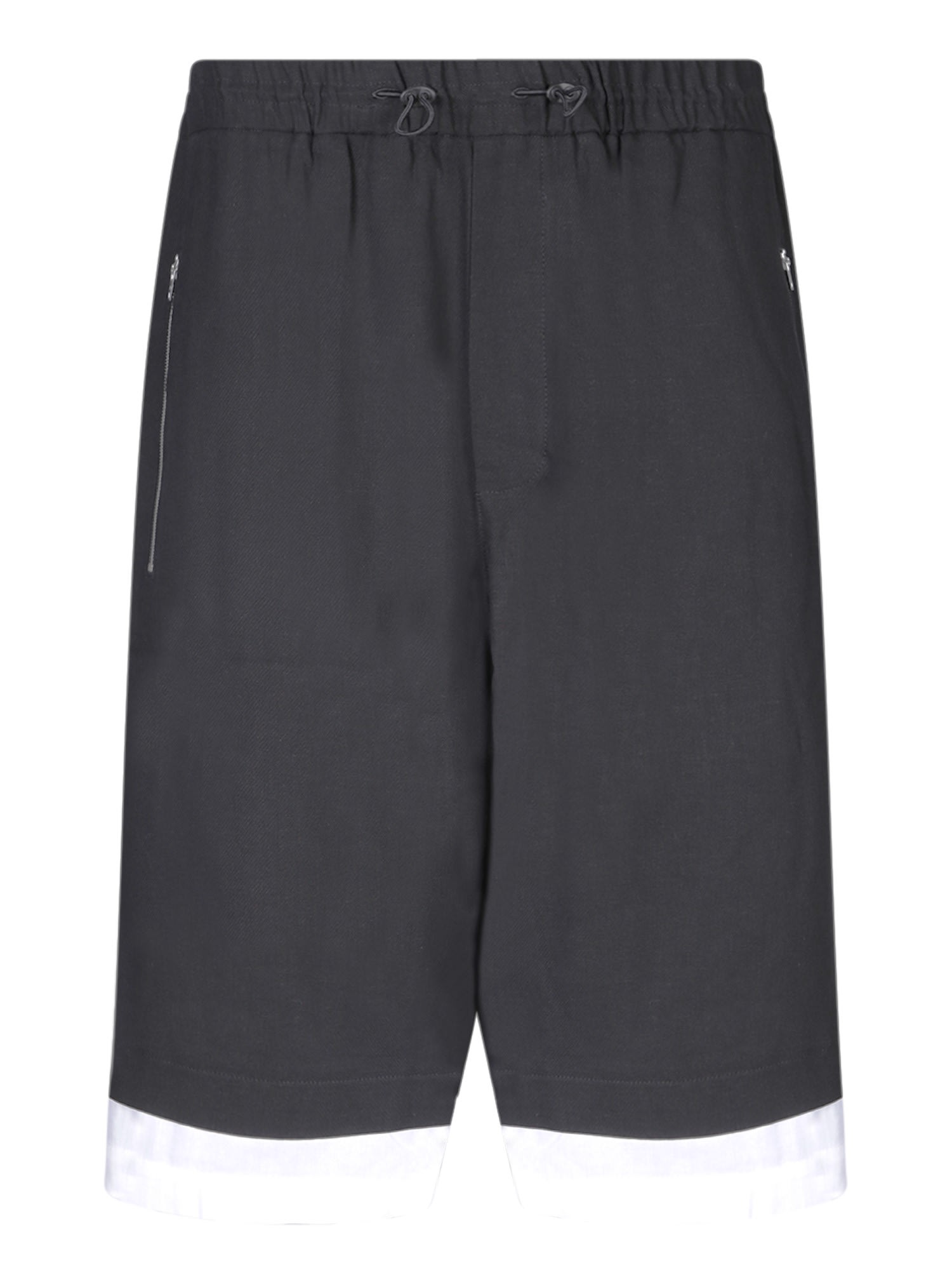 Shop Wales Bonner Revelation Black Bermuda Shorts By