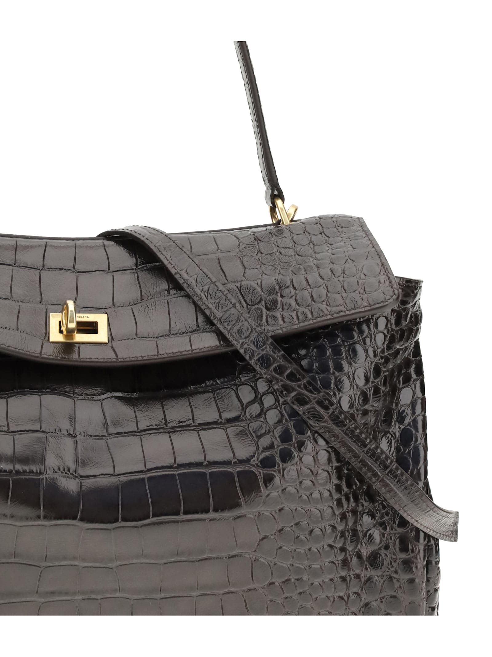 Balenciaga Women Rodeo Medium Handbag In Brown
