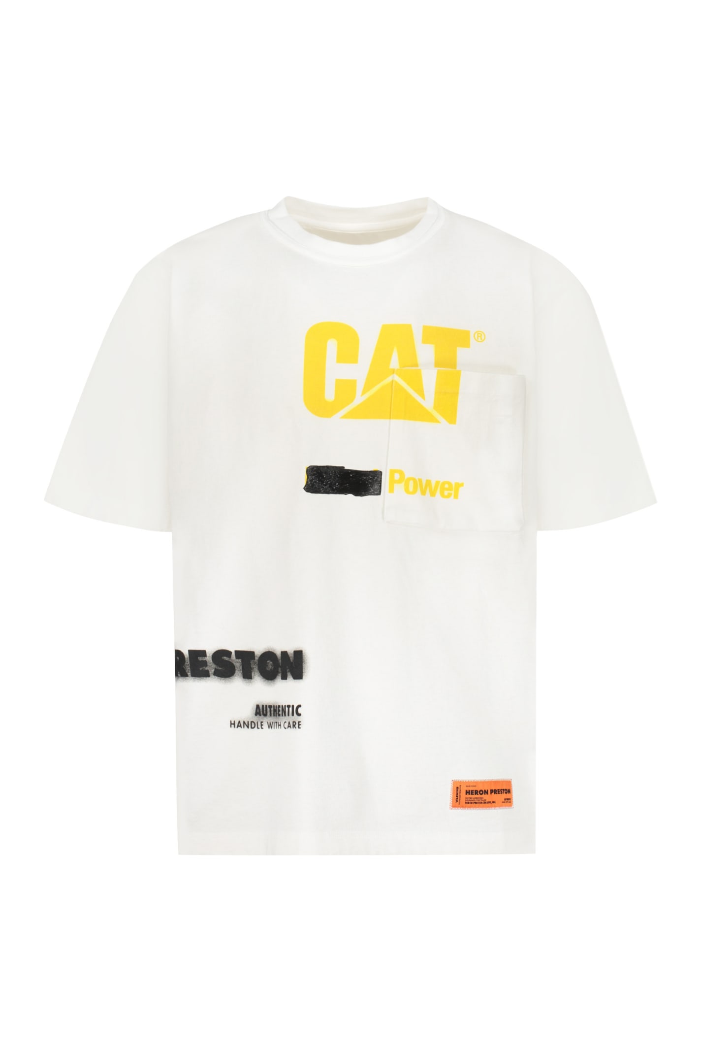 X Cat Printed Cotton T-shirt
