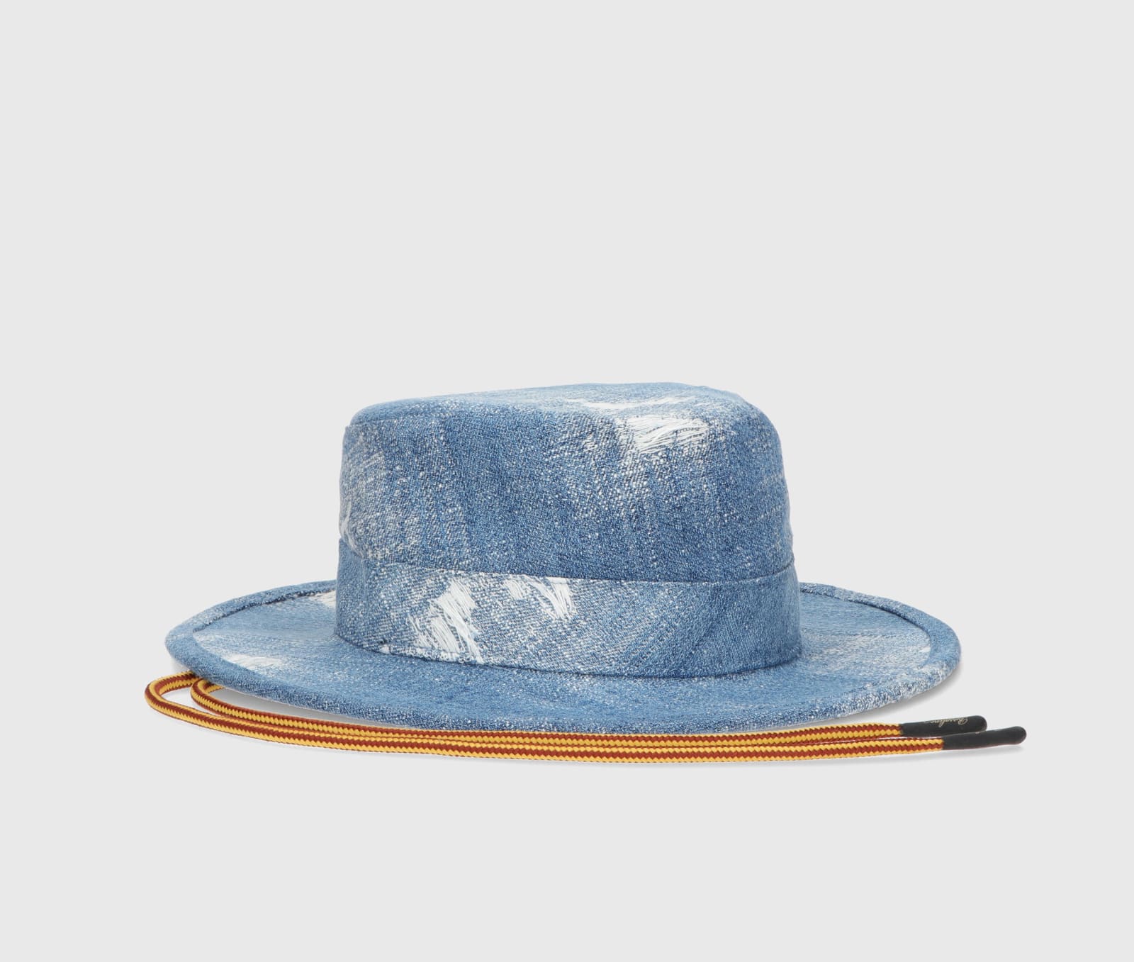 Shop Borsalino Tanaka Safari Hat In Denim