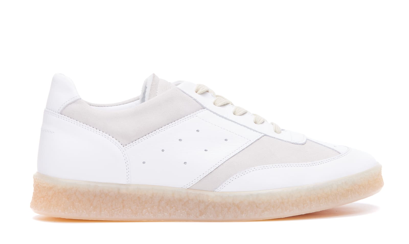 Shop Mm6 Maison Margiela 6 Court Sneakers In White