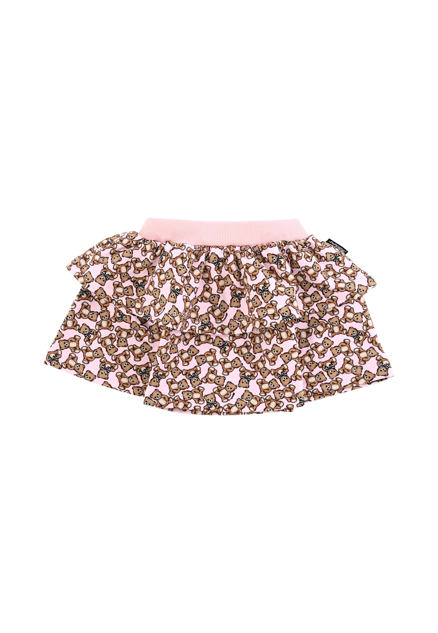 Moschino Pink Skirt For Baby Girl With Teddy Bear In Pink