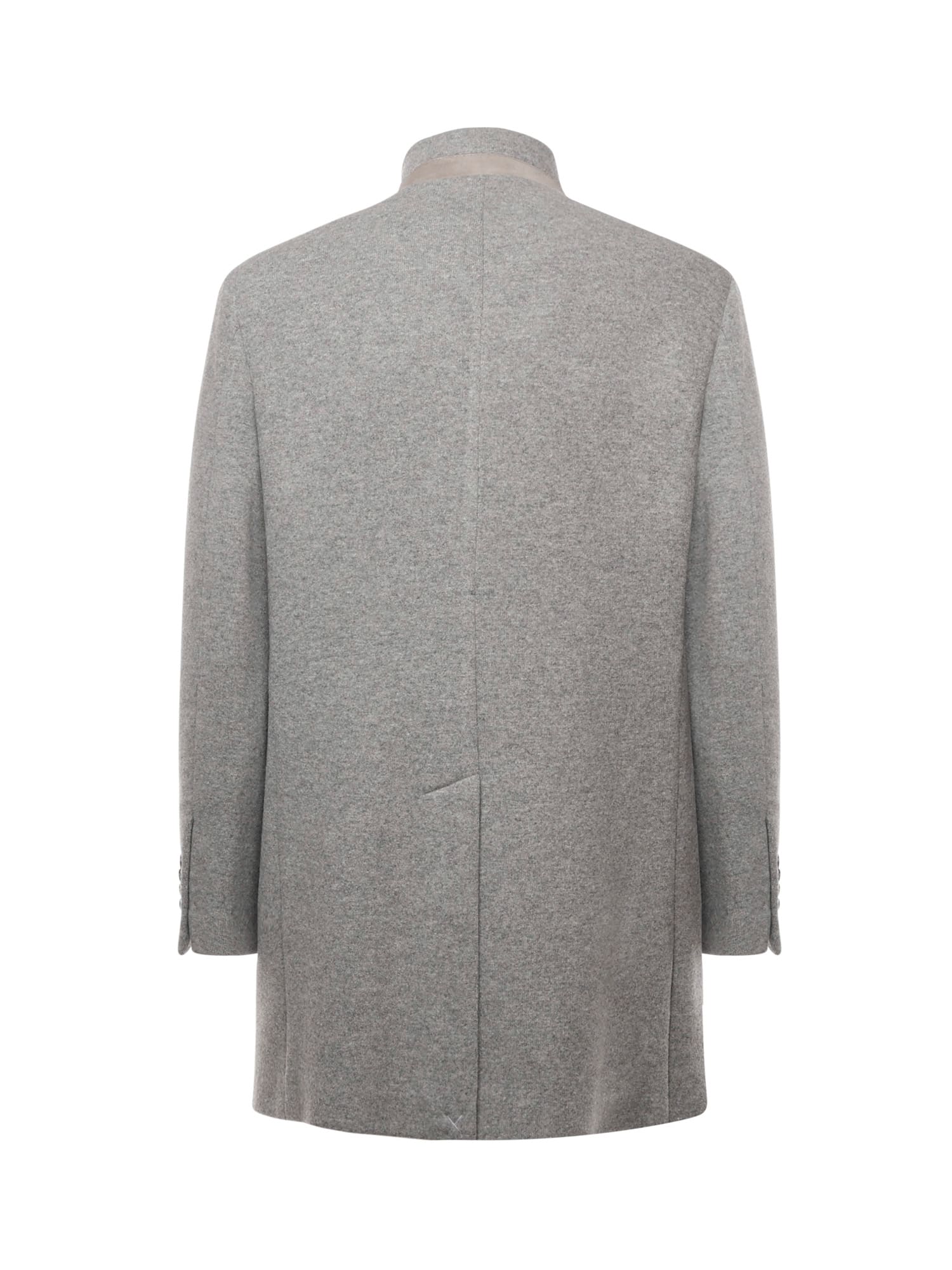 Fay Wool Coat In Gray